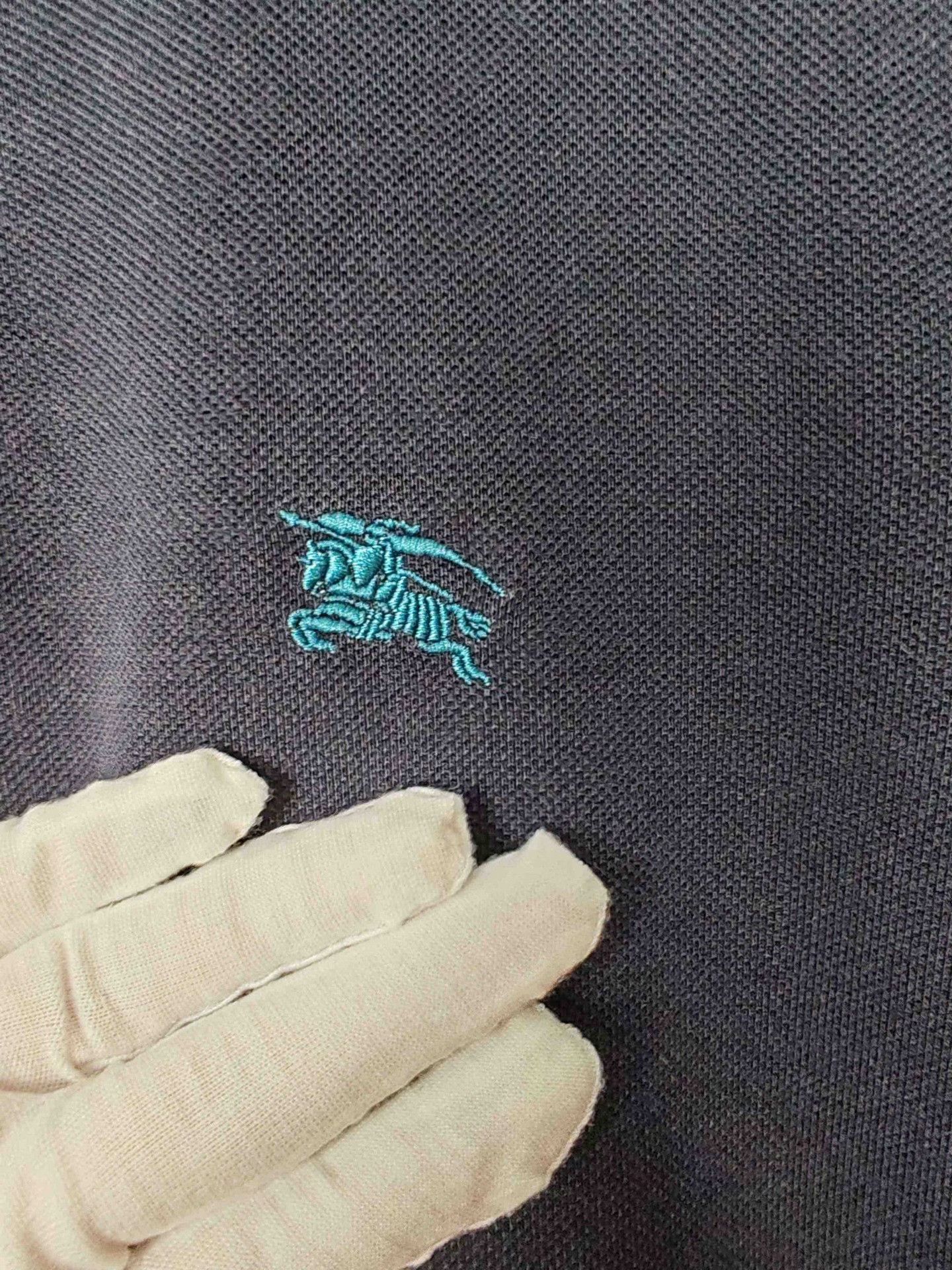 Burberry Burberry Embroidered Logo Polo Shirt Size S Size US S / EU 44-46 / 1 - 5 Thumbnail