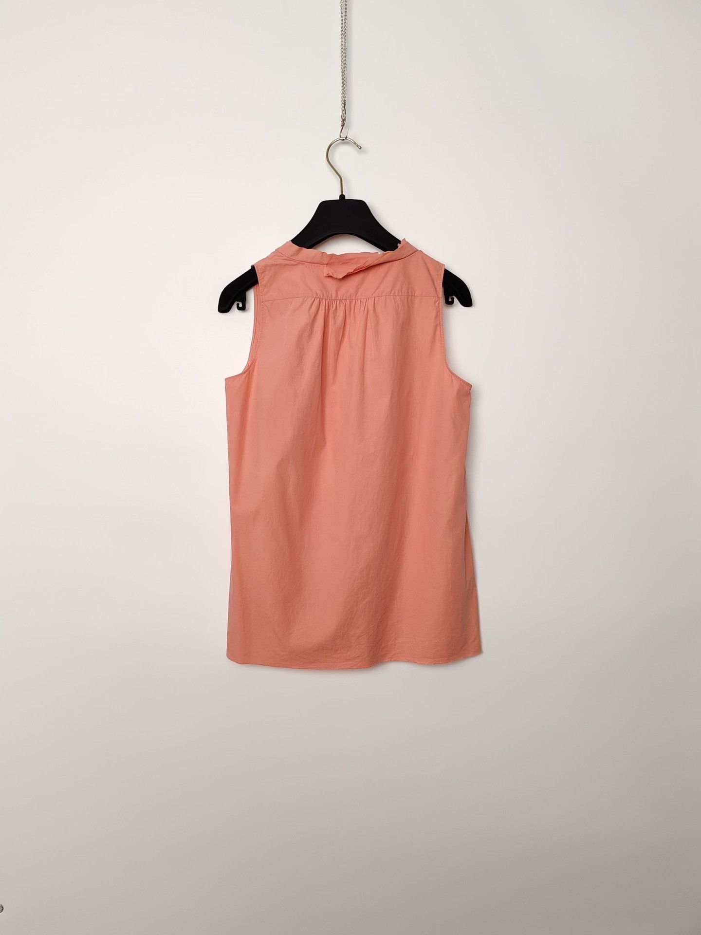 Miu Miu Miu Miu Pink Ruffle Sleeveless Blouse Size 38 Size XS / US 0-2 / IT 36-38 - 3 Thumbnail