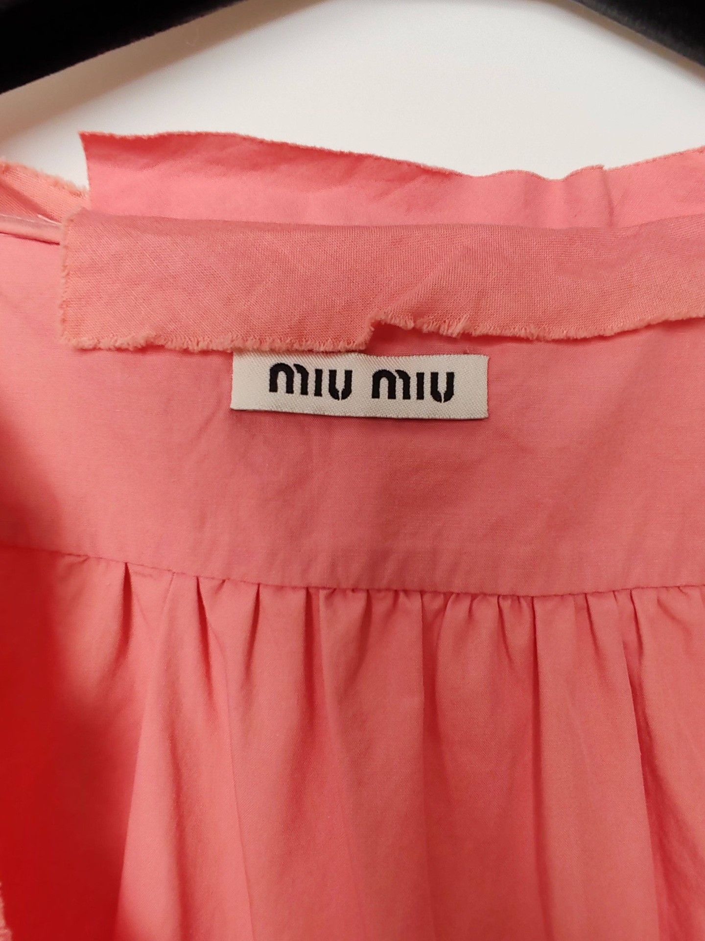 Miu Miu Miu Miu Pink Ruffle Sleeveless Blouse Size 38 Size XS / US 0-2 / IT 36-38 - 4 Thumbnail