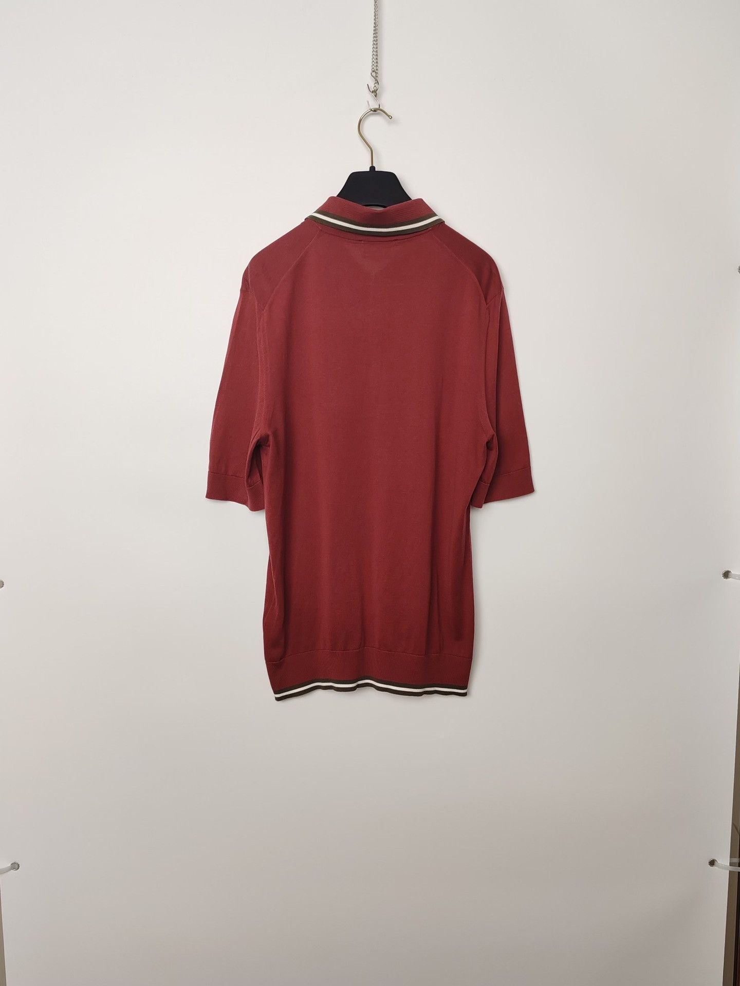 Hermes Hermes Knit Polo Shirt Size XS Size US XS / EU 42 / 0 - 3 Thumbnail