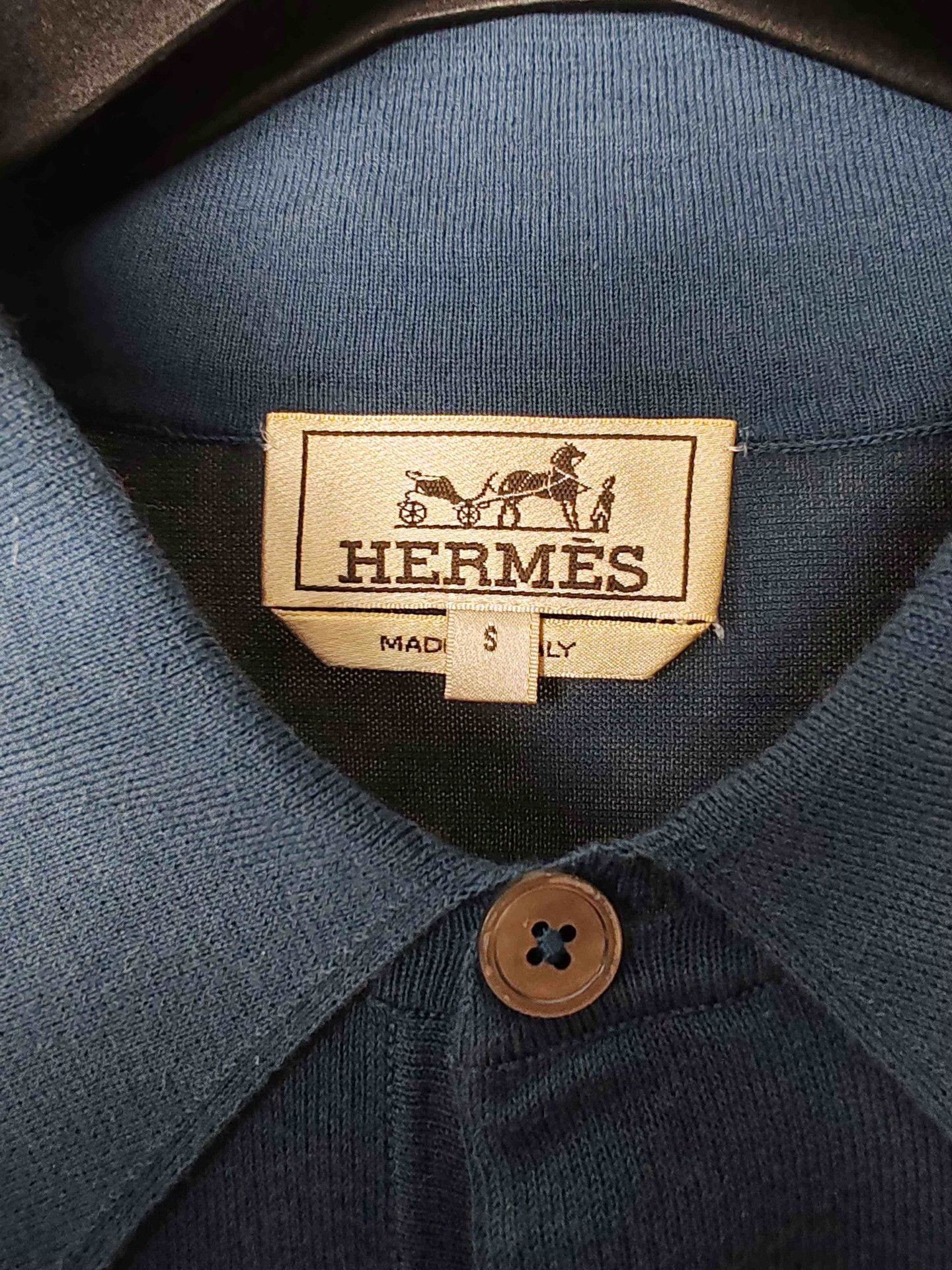 Hermes Hermes Knitted Polo Shirt Size S Size US S / EU 44-46 / 1 - 4 Thumbnail