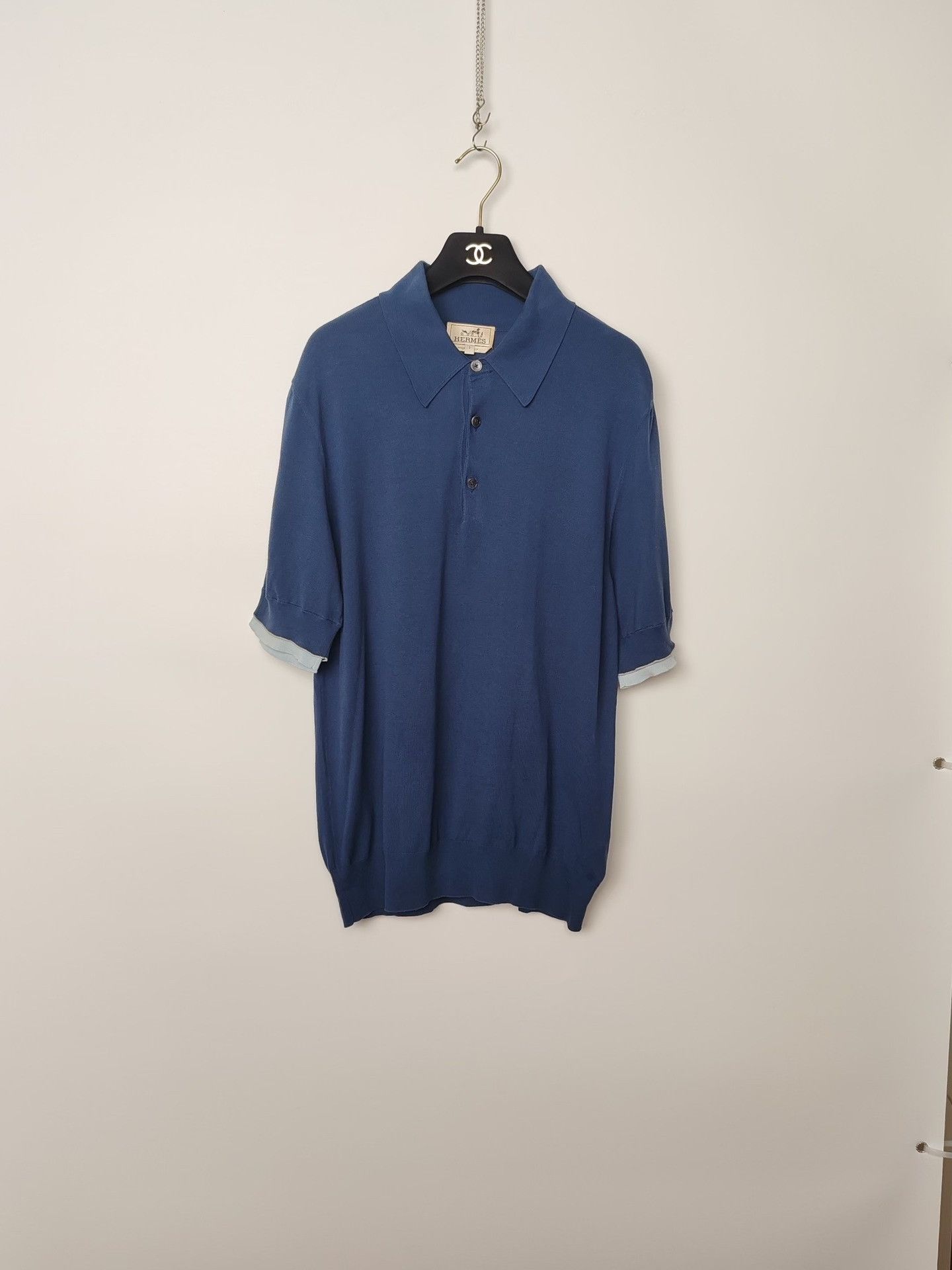 Hermes Hermes Knitted Polo Shirt Size S Size US S / EU 44-46 / 1 - 2 Thumbnail