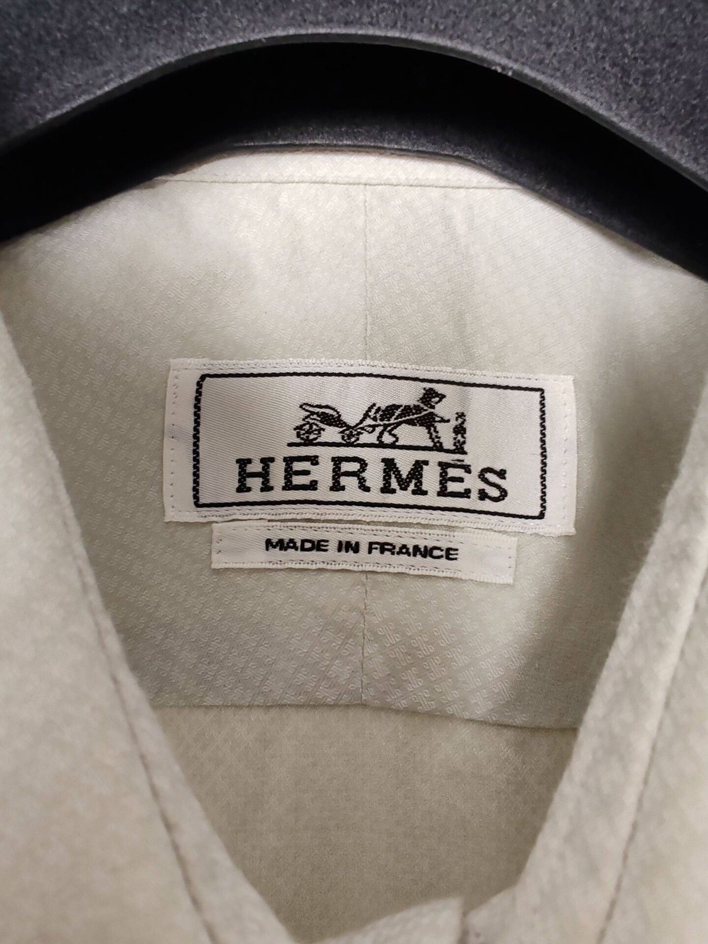 Hermes Hermes H Pattern Button Up Shirt Size M Size US M / EU 48-50 / 2 - 4 Thumbnail