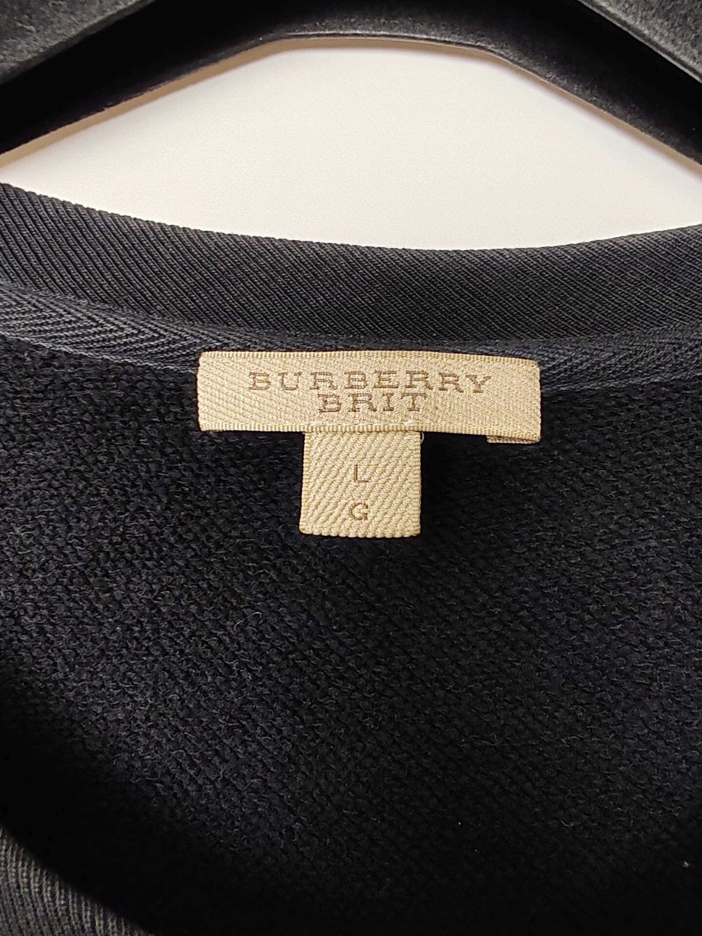 Burberry Burberry Brit Embroidered Logo Sweatshirt Size L Size US L / EU 52-54 / 3 - 4 Thumbnail