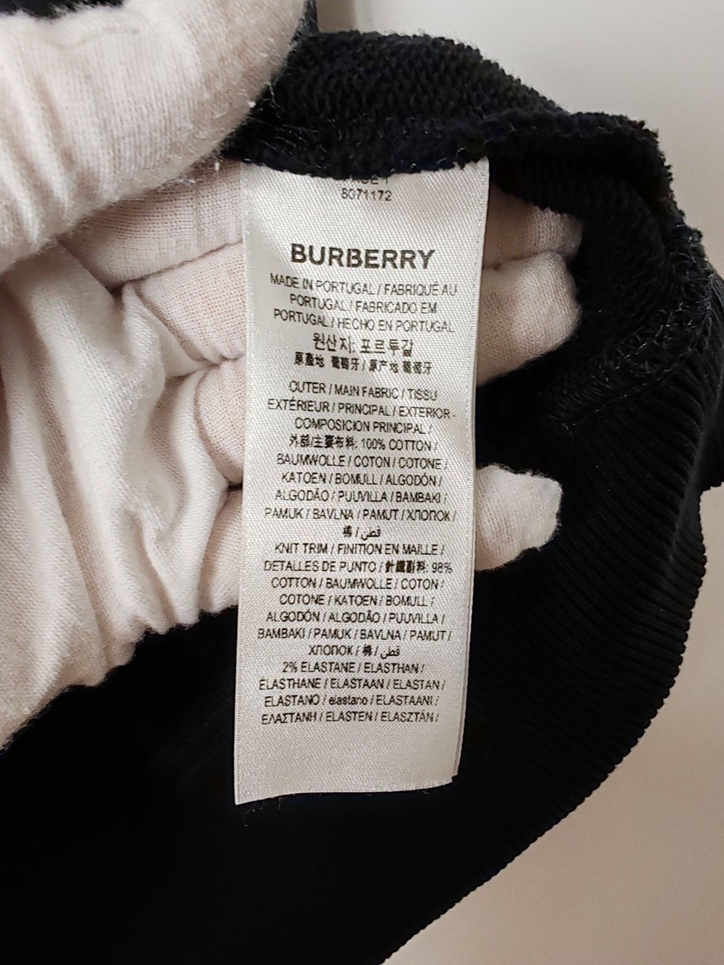 Burberry Burberry Logo Sweatshirt Size S Size US S / EU 44-46 / 1 - 5 Thumbnail
