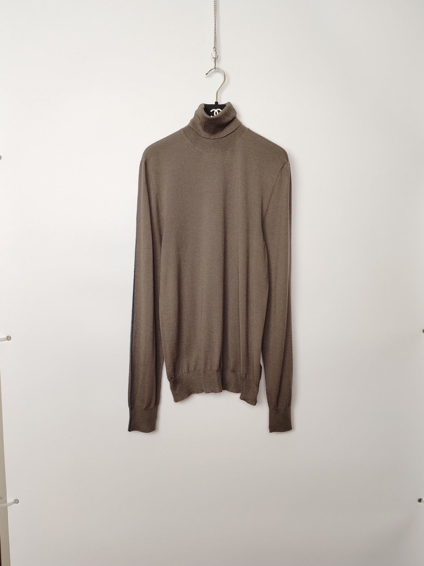 Hermes Hermes Brown Cashmere Silk Turtleneck Sweater Size S Size US S / EU 44-46 / 1 - 2 Thumbnail
