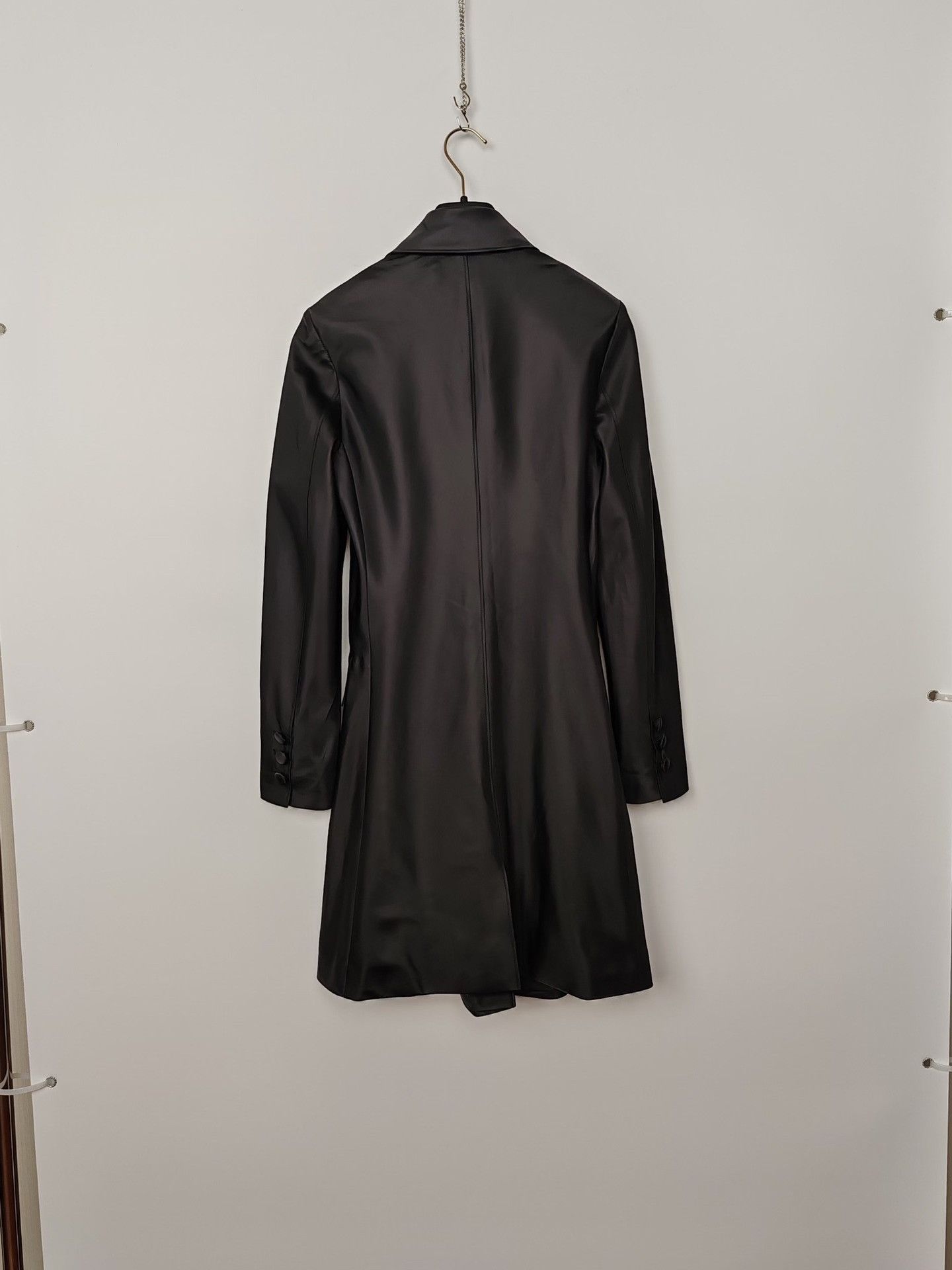 Prada Prada Logo Plate Double Breasted Coat Size S Size S / US 4 / IT 40 - 3 Thumbnail