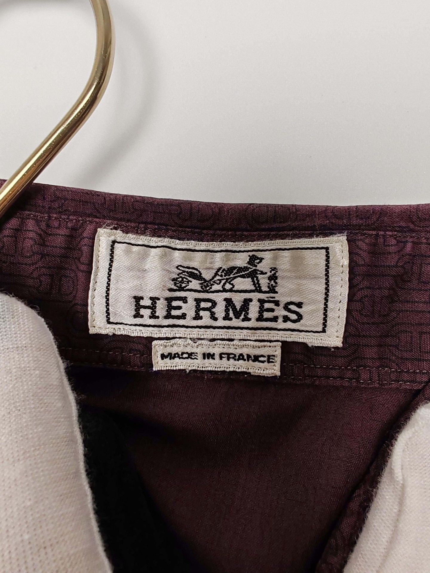 Hermes Hermes Logo Print Button Up Shirt Size S Size US S / EU 44-46 / 1 - 4 Thumbnail