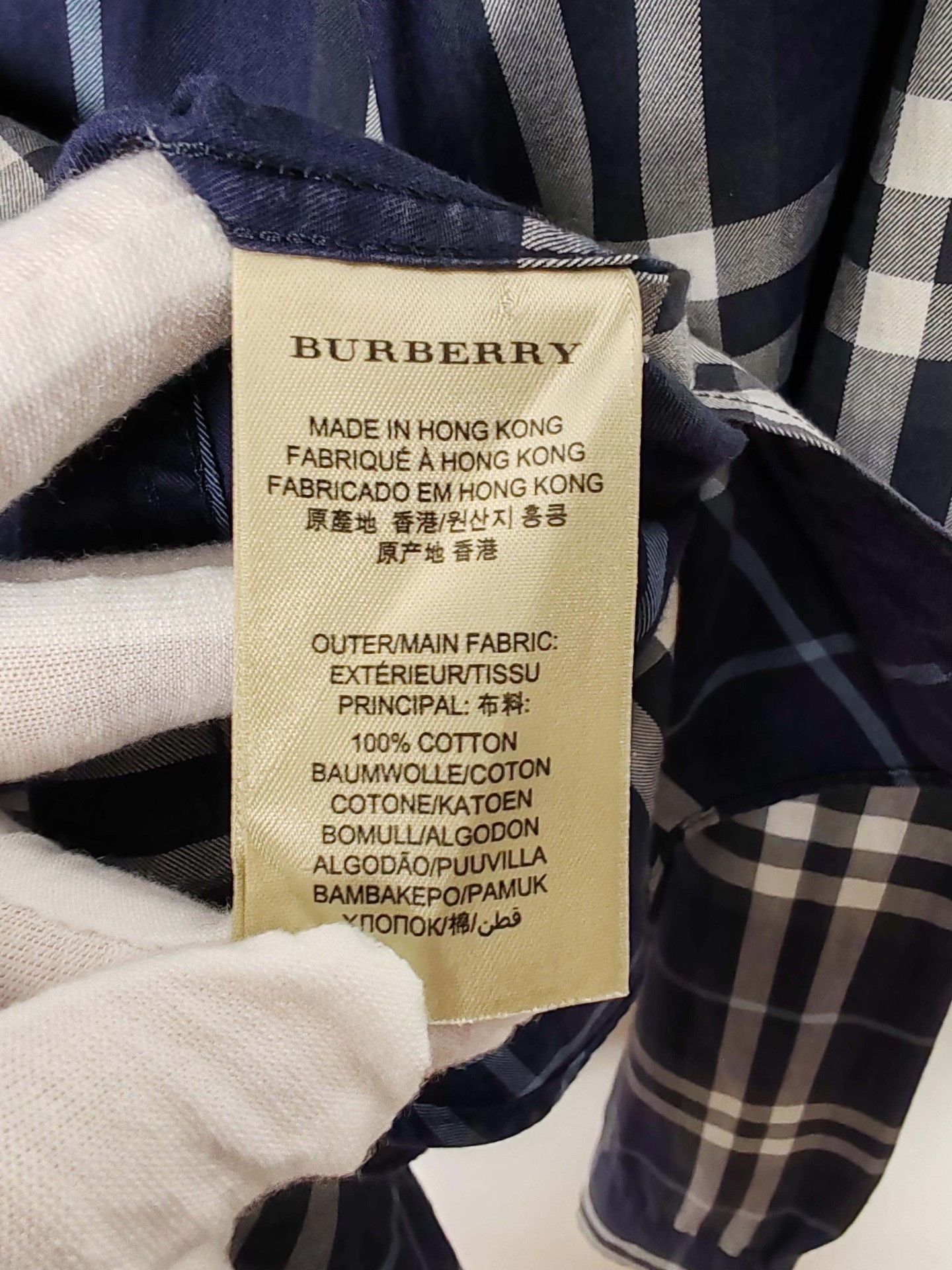 Burberry Burberry Brit Check Button Up Shirt Size S Size US S / EU 44-46 / 1 - 6 Thumbnail