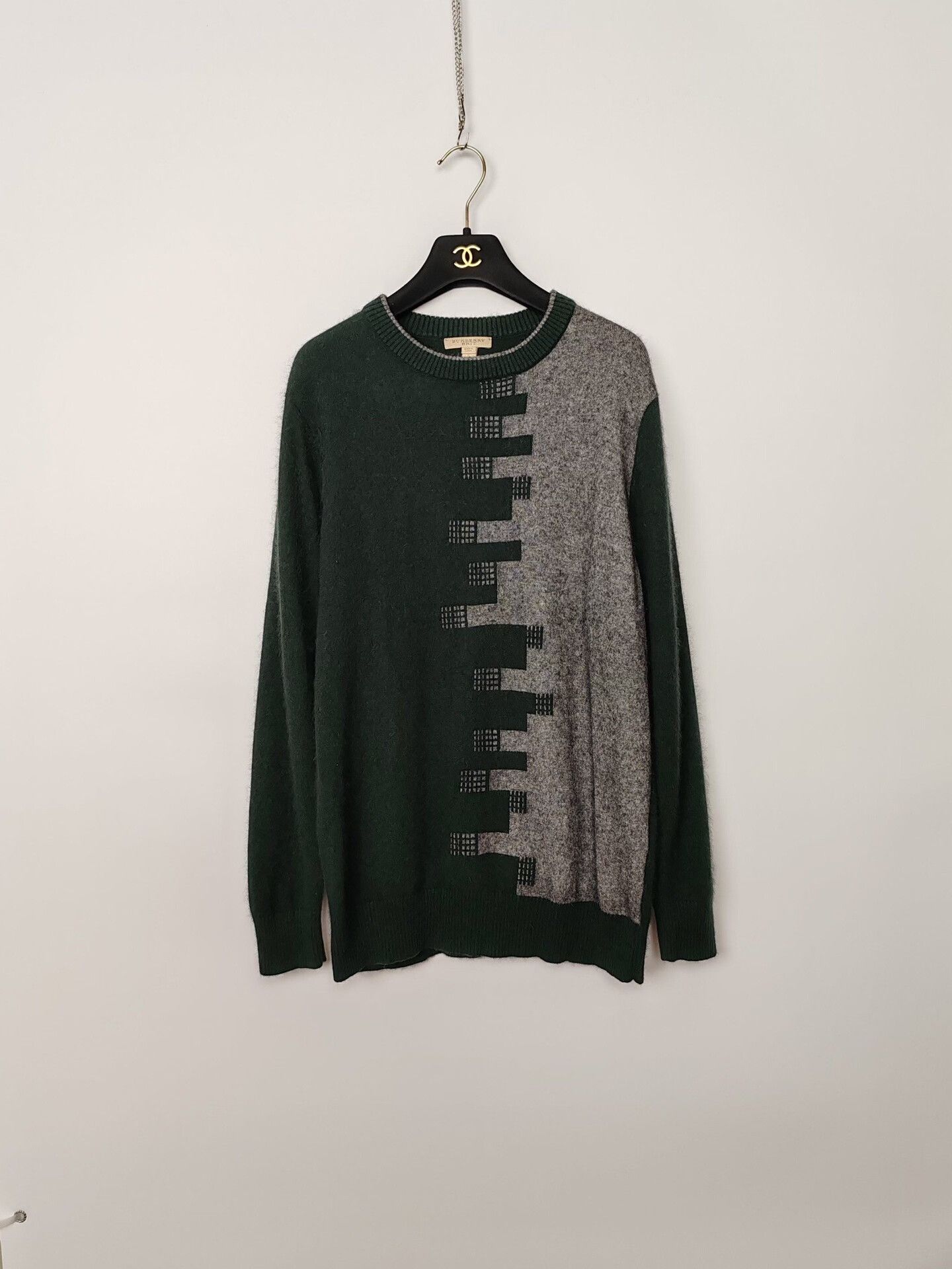 Burberry Burberry Brit Cashmere Geometric Sweater Size S Size US S / EU 44-46 / 1 - 2 Thumbnail