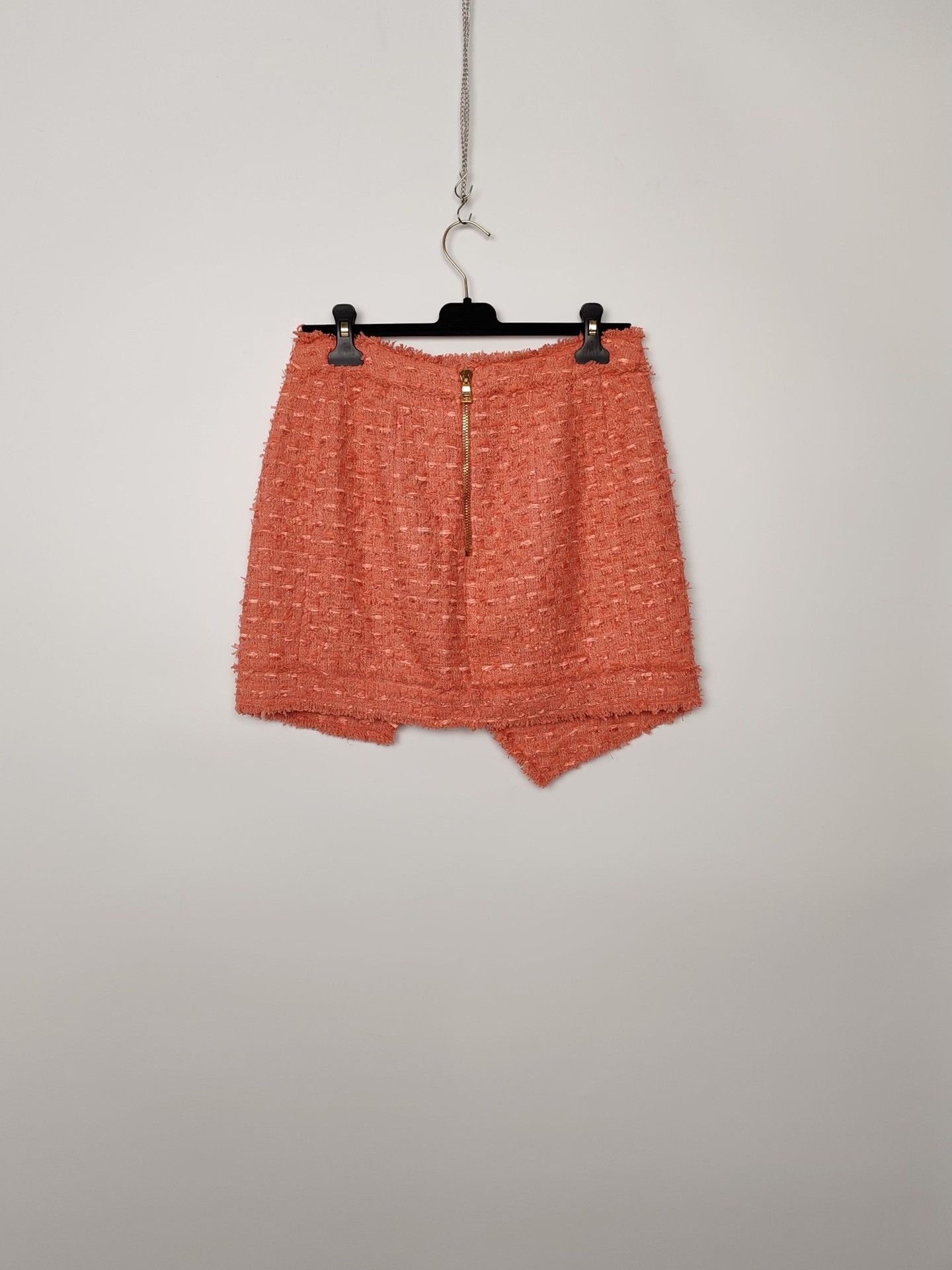 Balmain Balmain Pink Tweed Mini Skirt Size 38 Size 27" / US 4 / IT 40 - 3 Thumbnail