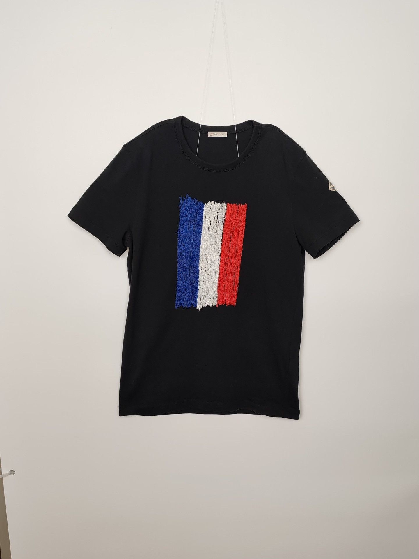 Moncler Moncler Tri-Color Flag T-Shirt Size L Size US L / EU 52-54 / 3 - 2 Thumbnail