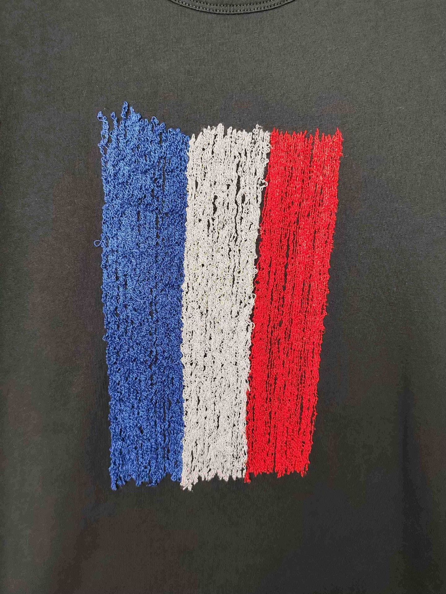 Moncler Moncler Tri-Color Flag T-Shirt Size L Size US L / EU 52-54 / 3 - 6 Thumbnail