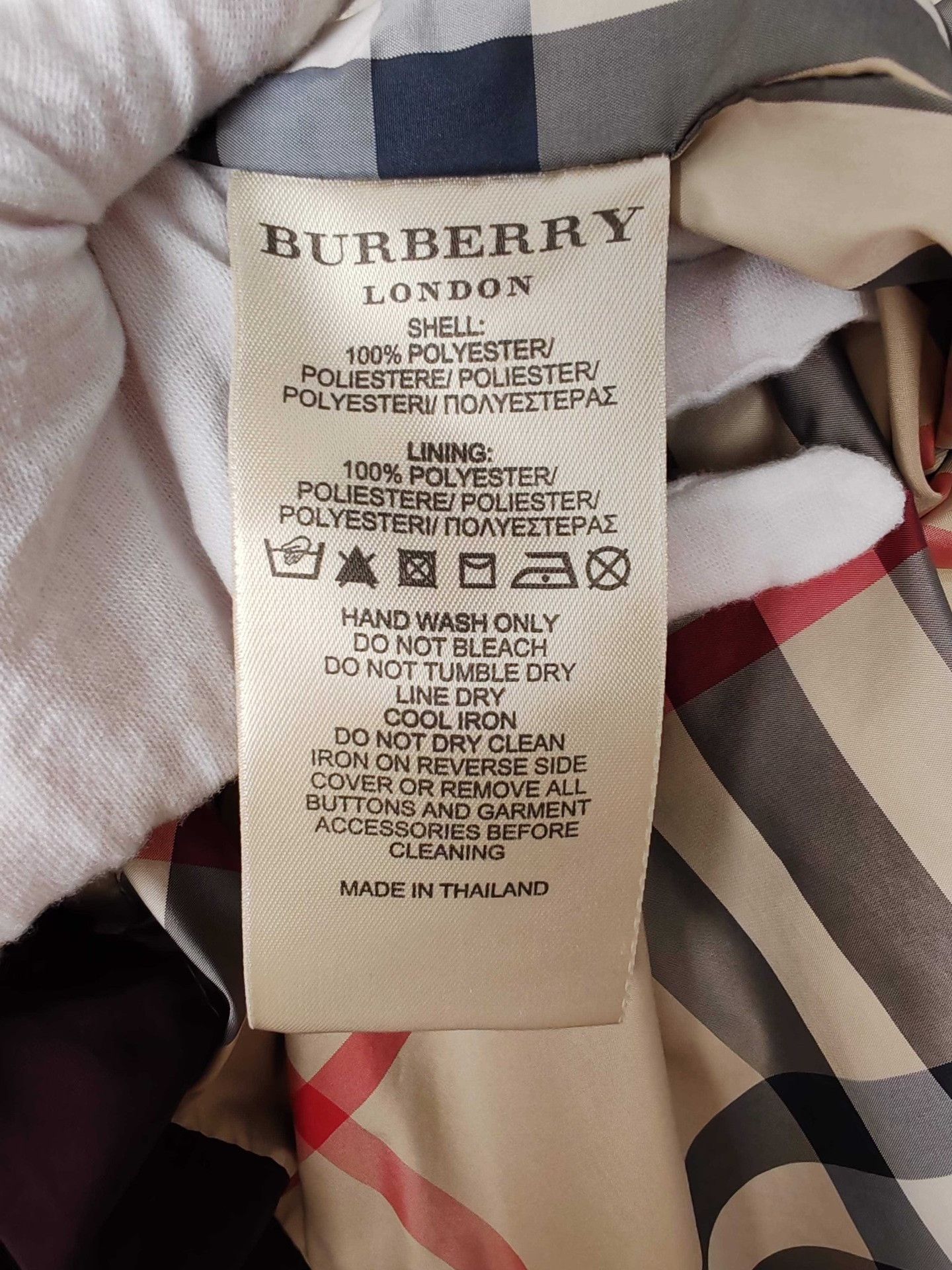 Burberry Burberry Check Lined Jacket Size M Size US M / EU 48-50 / 2 - 9 Thumbnail