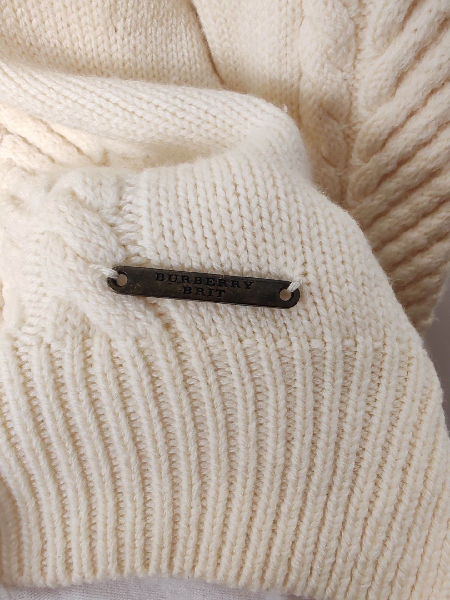 Burberry Burberry Brit Cable Knit Sweater Size S Size S / US 4 / IT 40 - 5 Thumbnail