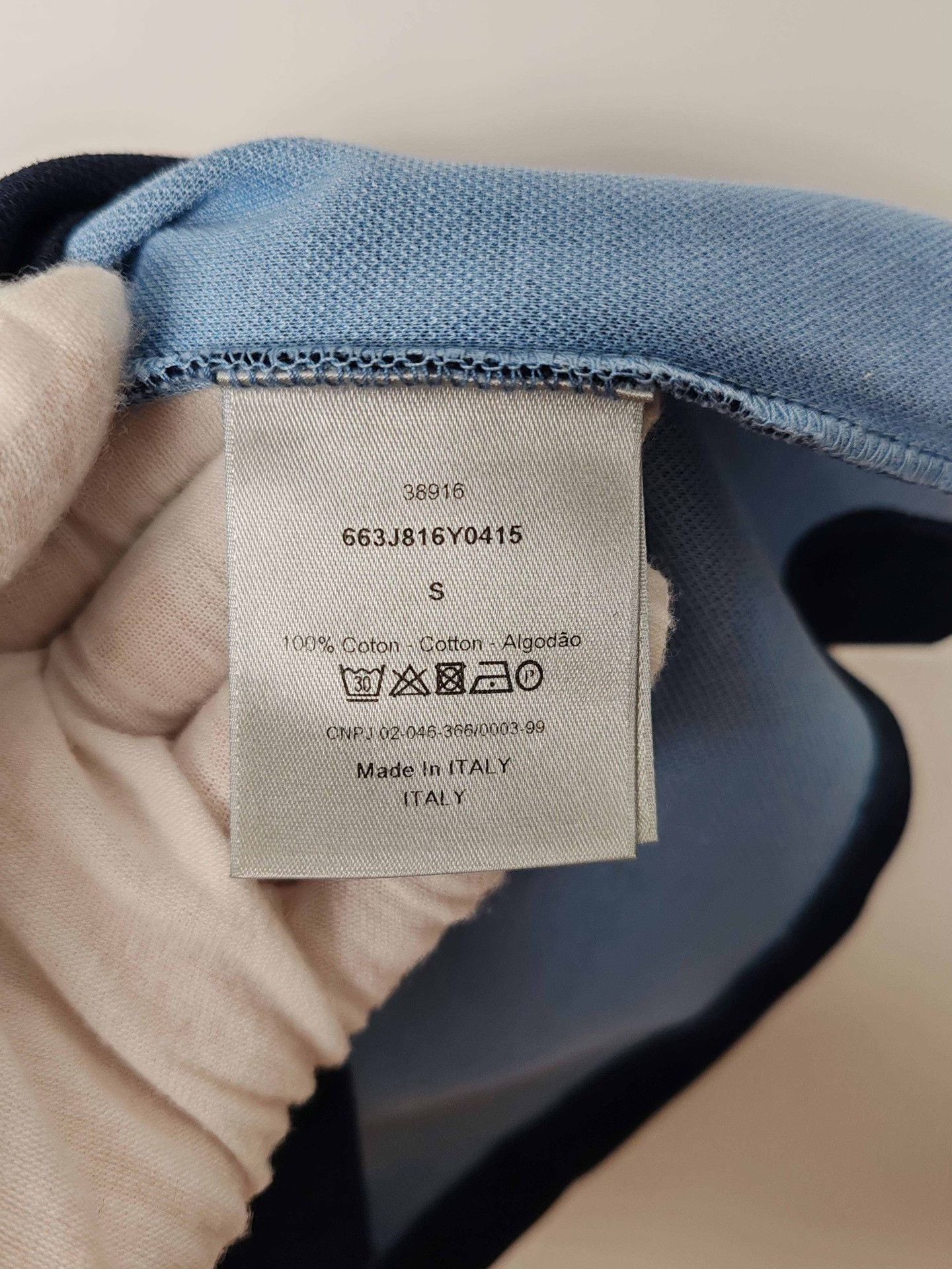 Dior Dior CD Logo Polo Shirt Size S Size US S / EU 44-46 / 1 - 7 Thumbnail