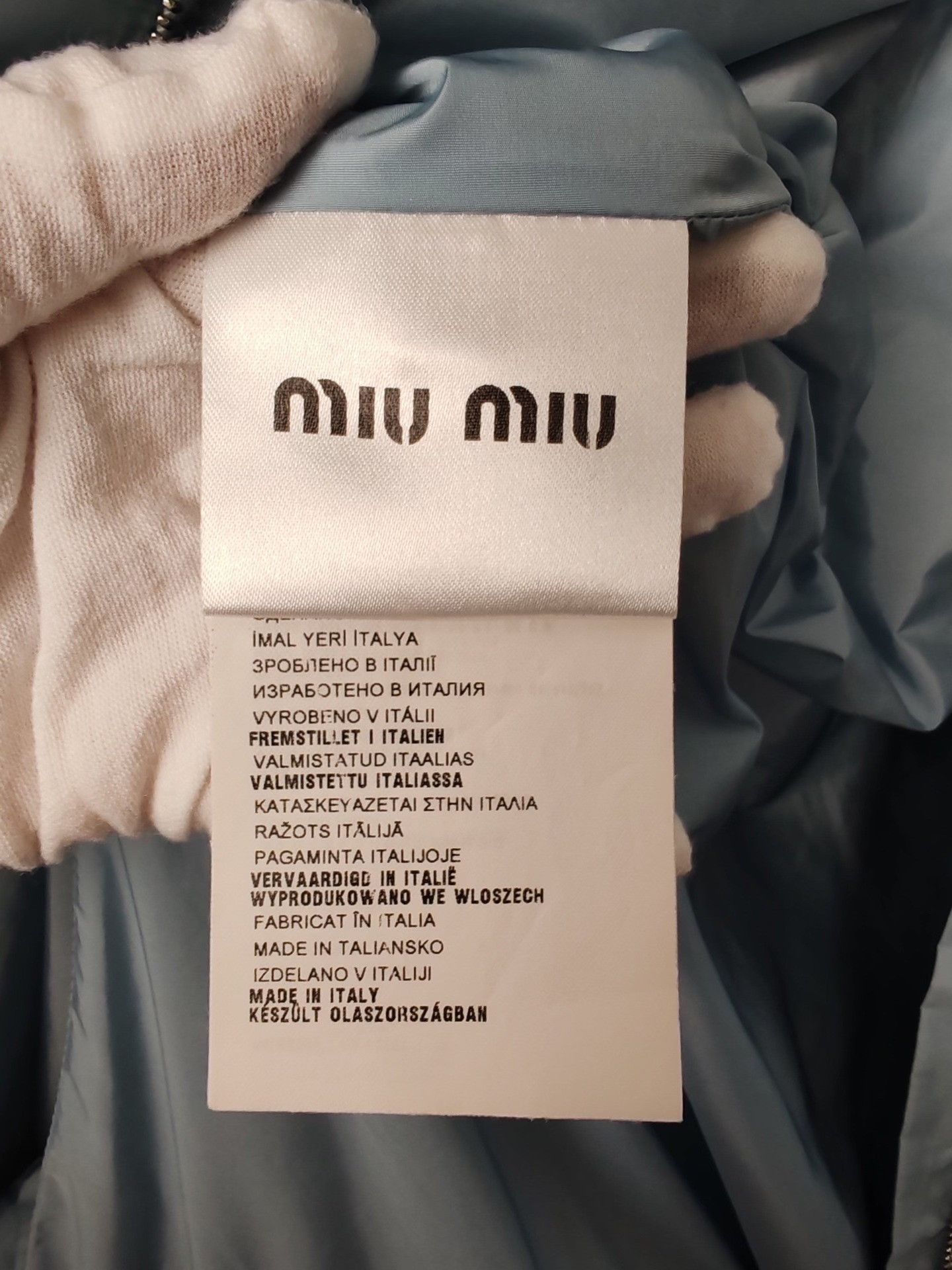 Miu Miu Miu Miu Quilted Logo Jacket Size 38 Size XS / US 0-2 / IT 36-38 - 6 Thumbnail