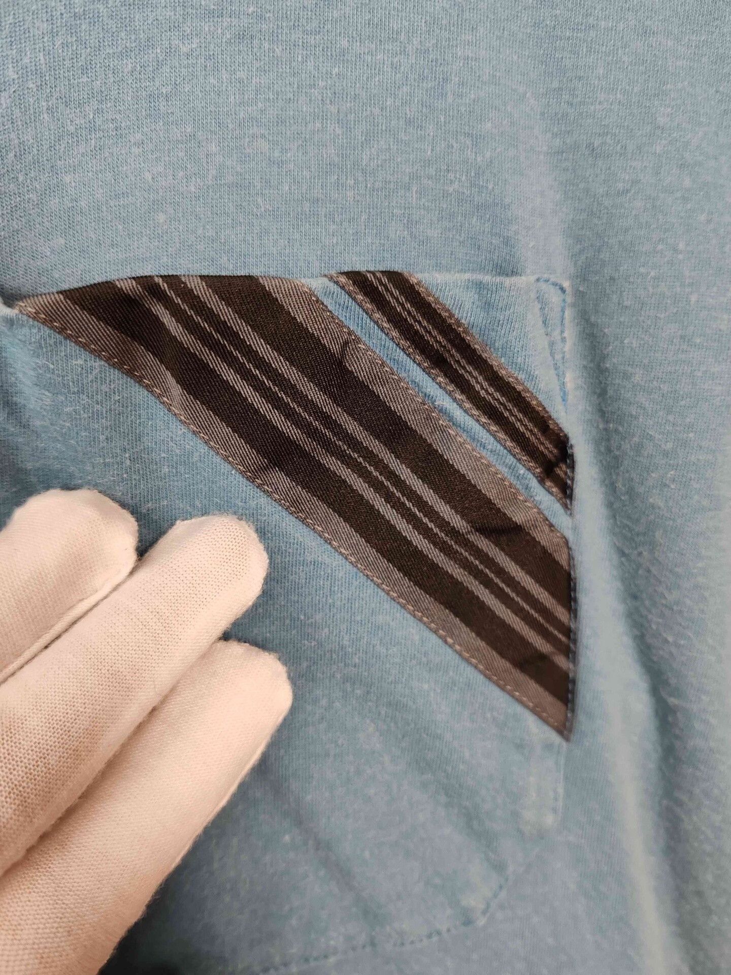Dior Dior Striped Pocket T-Shirt Size L Size US L / EU 52-54 / 3 - 4 Thumbnail