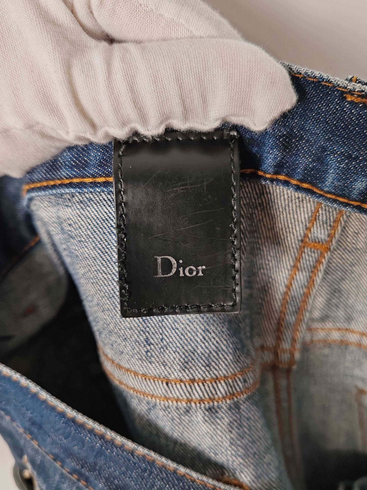 Dior Dior Blue Denim Jeans Size 31 Size US 31 - 4 Thumbnail