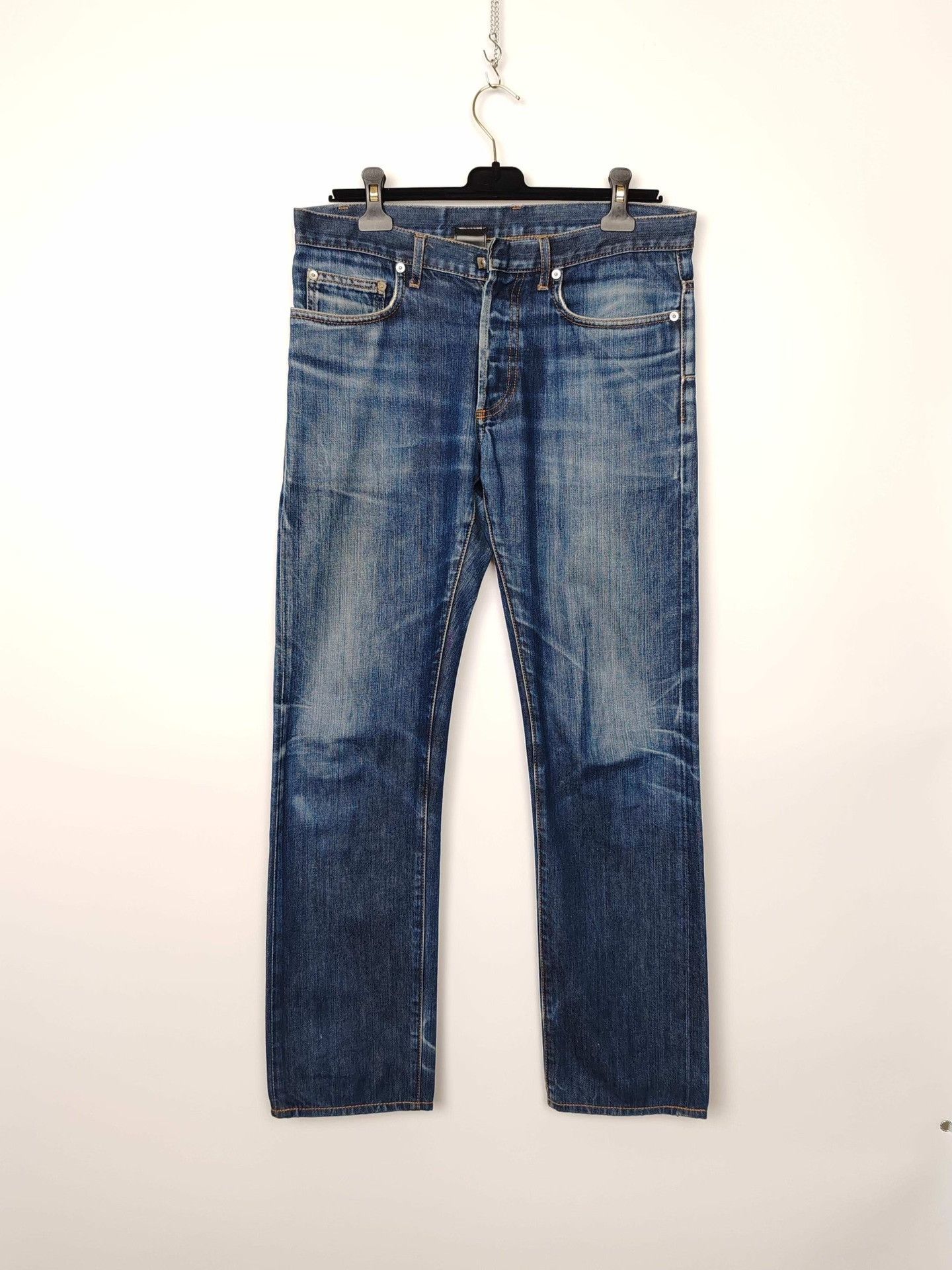 Dior Dior Blue Denim Jeans Size 31 Size US 31 - 2 Thumbnail