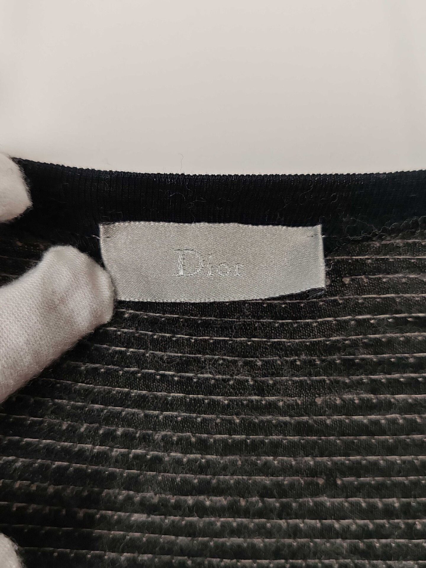 Dior Dior Wool Short Sleeve Knit Size XL Size US XL / EU 56 / 4 - 4 Thumbnail