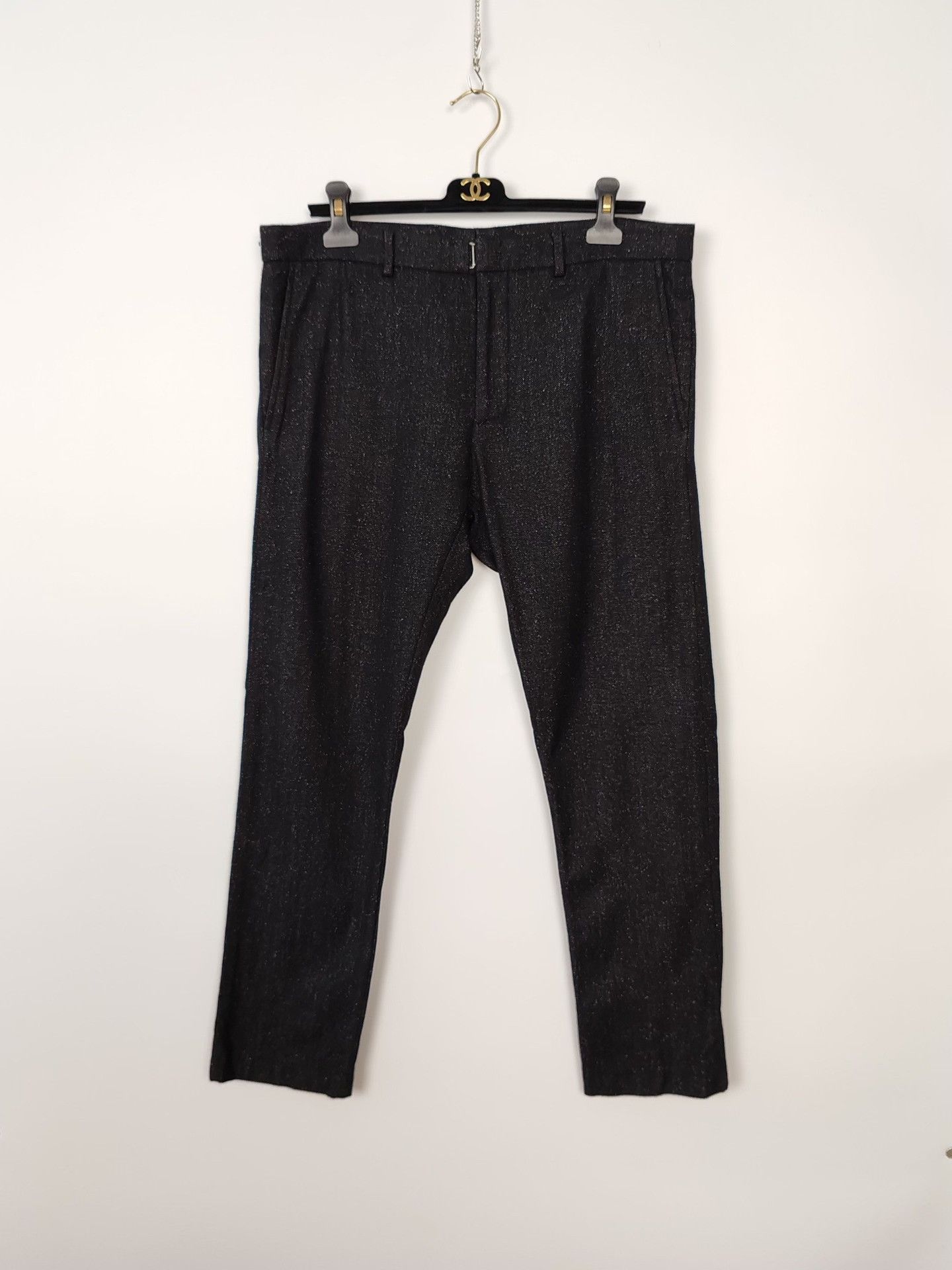 Dior Dior Speckled Wool Silk Trousers Size 34 Size US 34 / EU 50 - 2 Thumbnail