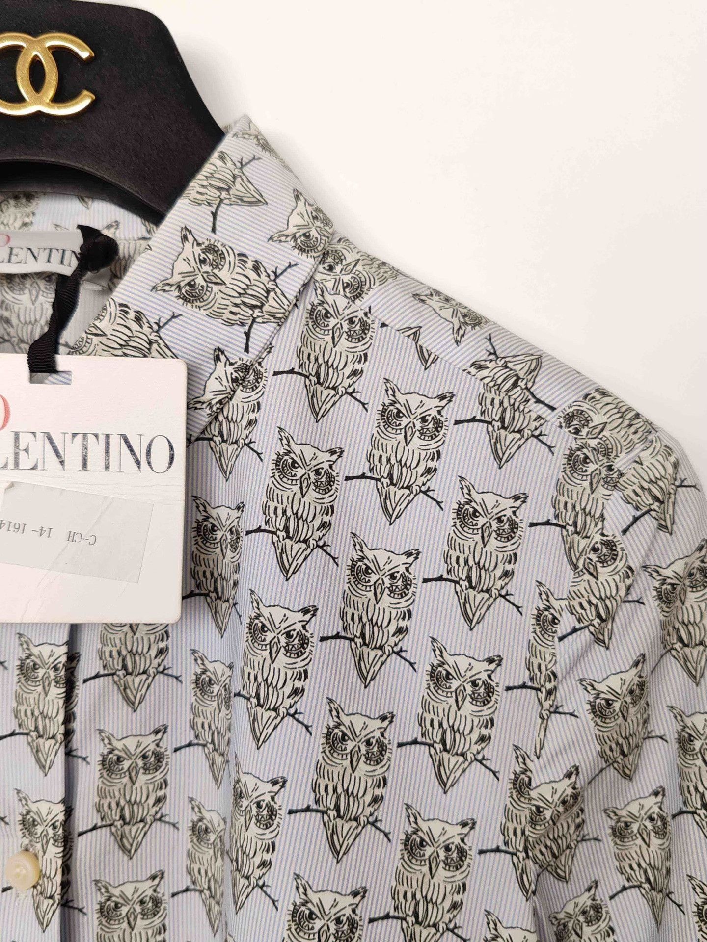 RED Valentino RED Valentino Owl Print Button Up Shirt Size 38 Size XS / US 0-2 / IT 36-38 - 6 Thumbnail