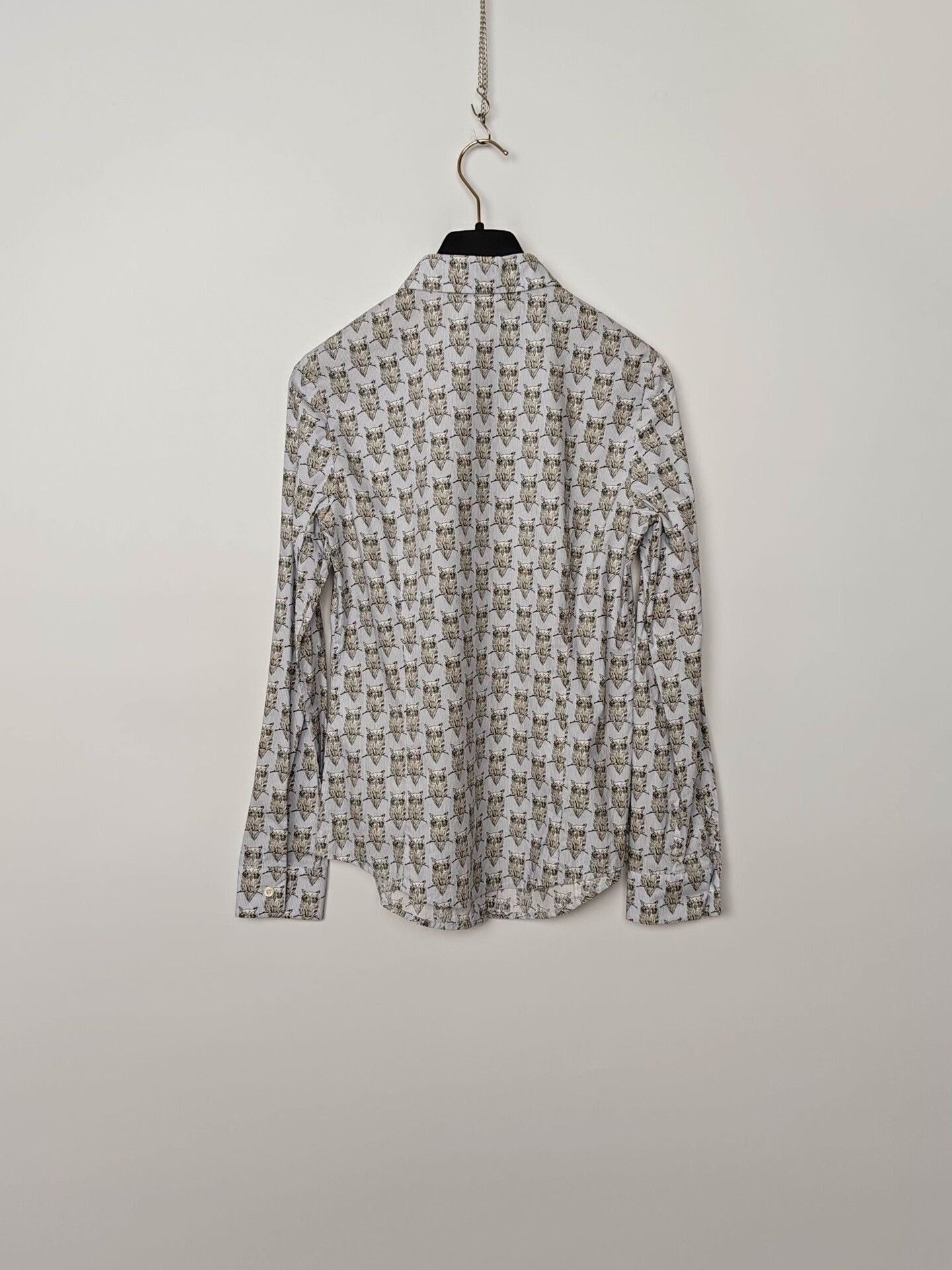 RED Valentino RED Valentino Owl Print Button Up Shirt Size 38 Size XS / US 0-2 / IT 36-38 - 3 Thumbnail
