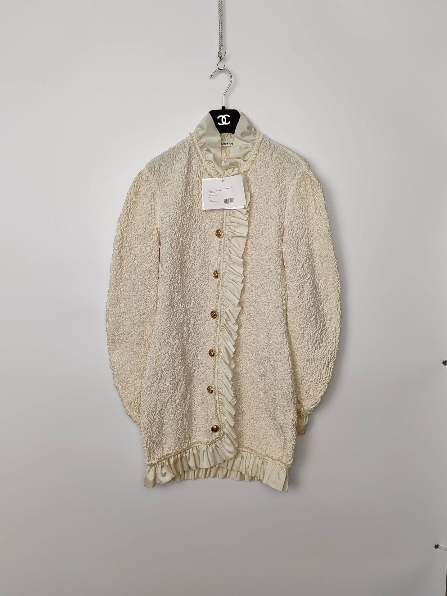 Alexander Wang Alexander Wang Smocked Ruffle Jacket Size S Size S / US 4 / IT 40 - 2 Thumbnail