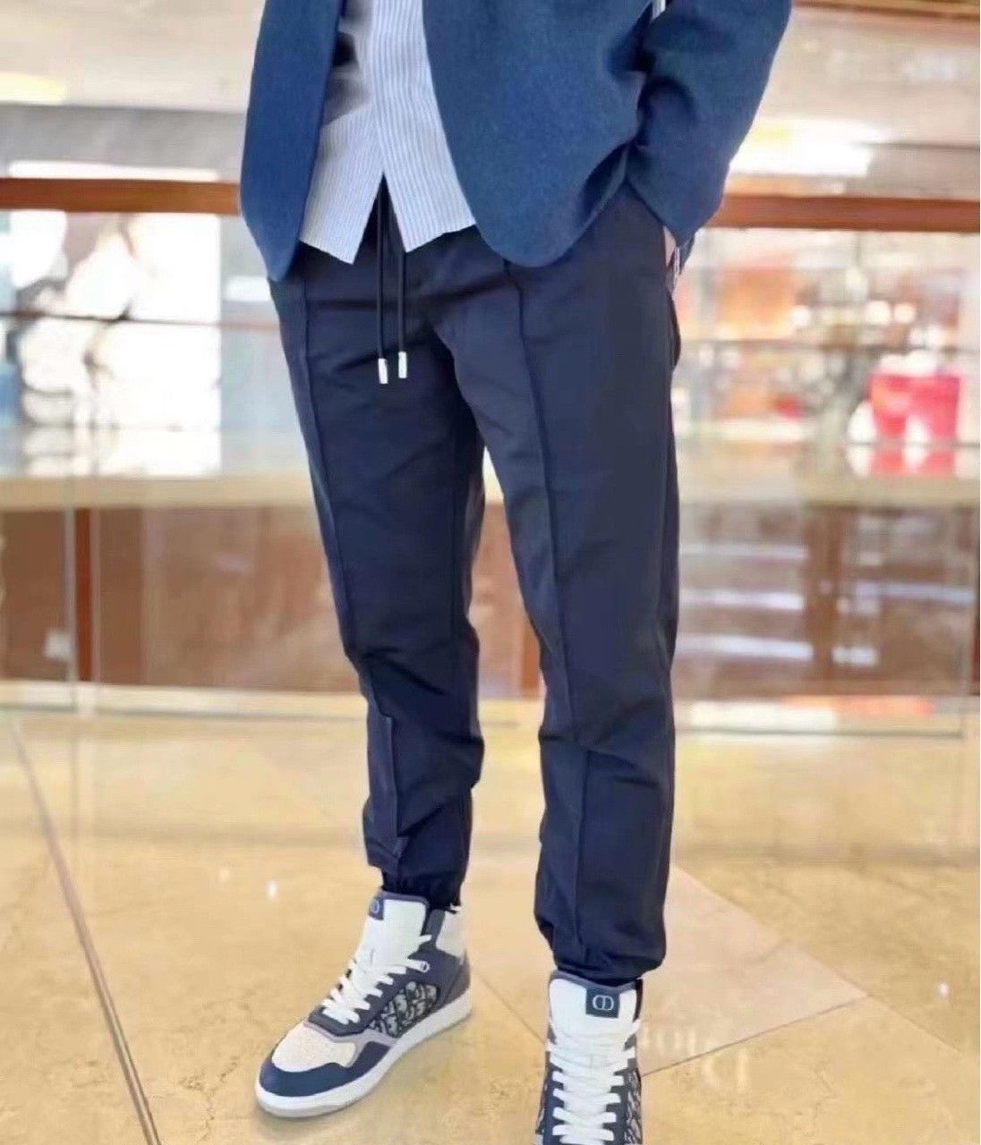 Dior Dior Wool Drawstring Joggers Size 30 Size US 30 / EU 46 - 9 Thumbnail