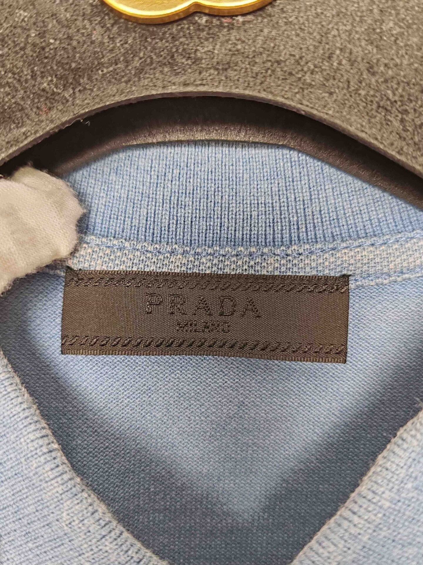 Prada Prada Logo Patch Polo Shirt Size M Size US M / EU 48-50 / 2 - 4 Thumbnail