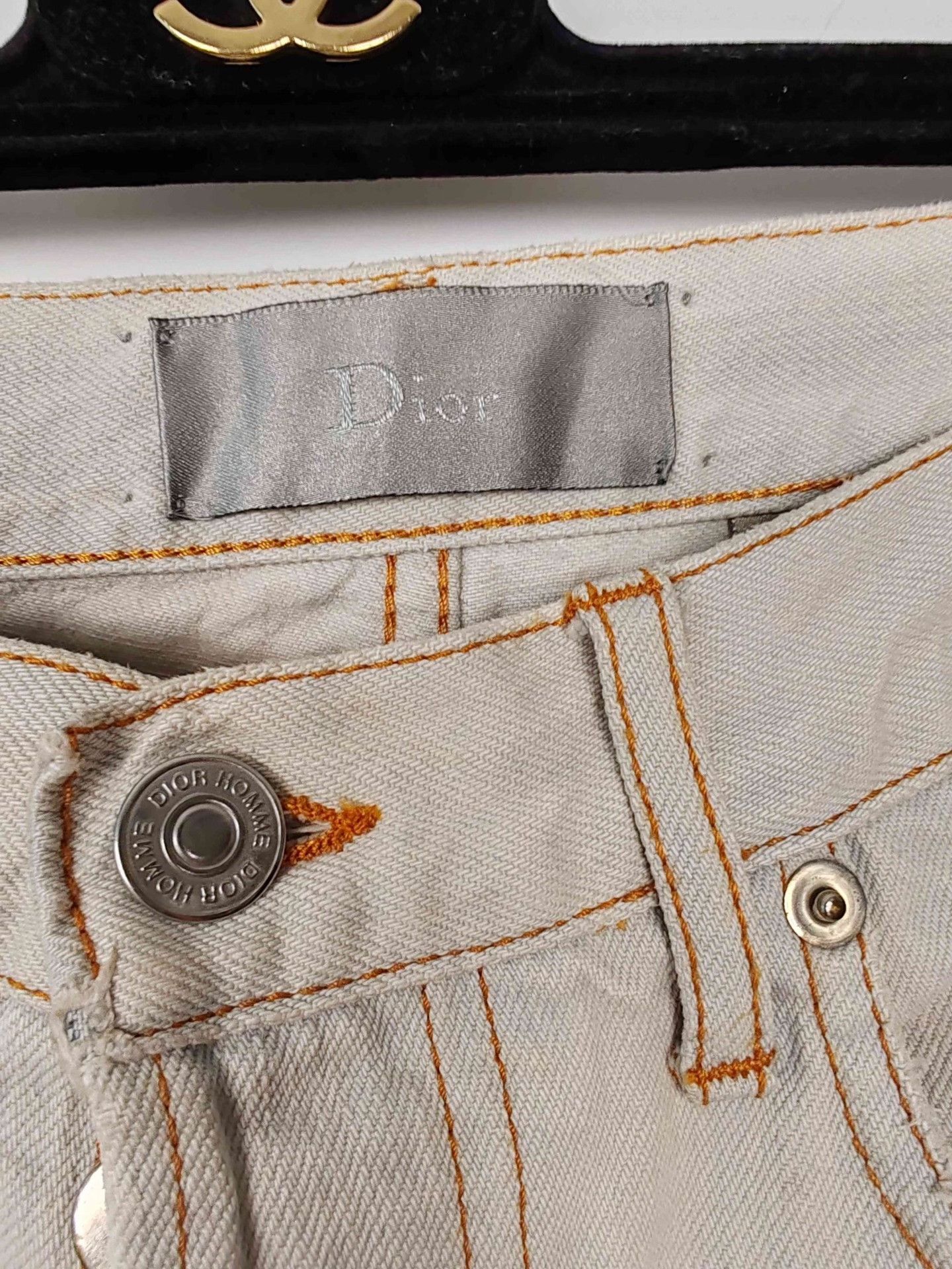 Dior Dior Homme Distressed Jeans Size 31 Size US 31 - 4 Thumbnail