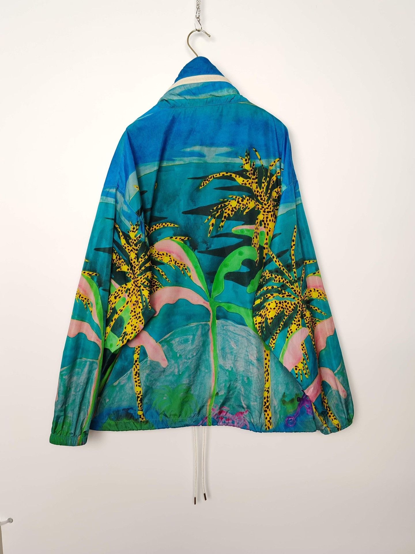 Celine Celine Palm Print Half Zip Jacket Size S Size US S / EU 44-46 / 1 - 3 Thumbnail
