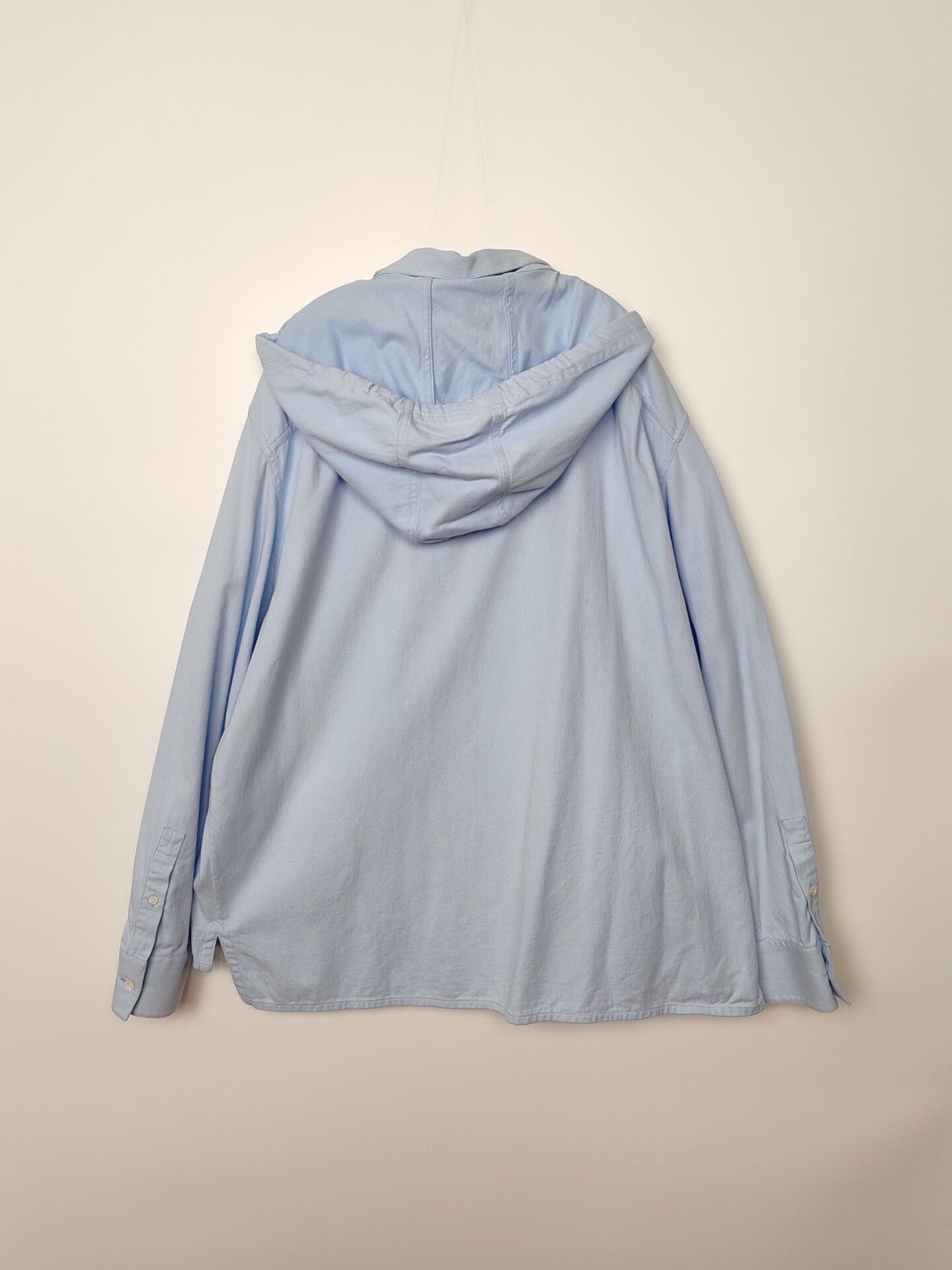 Loewe Loewe Embroidered Anagram Hooded Shirt Jacket Size 52 Size US L / EU 52-54 / 3 - 3 Thumbnail