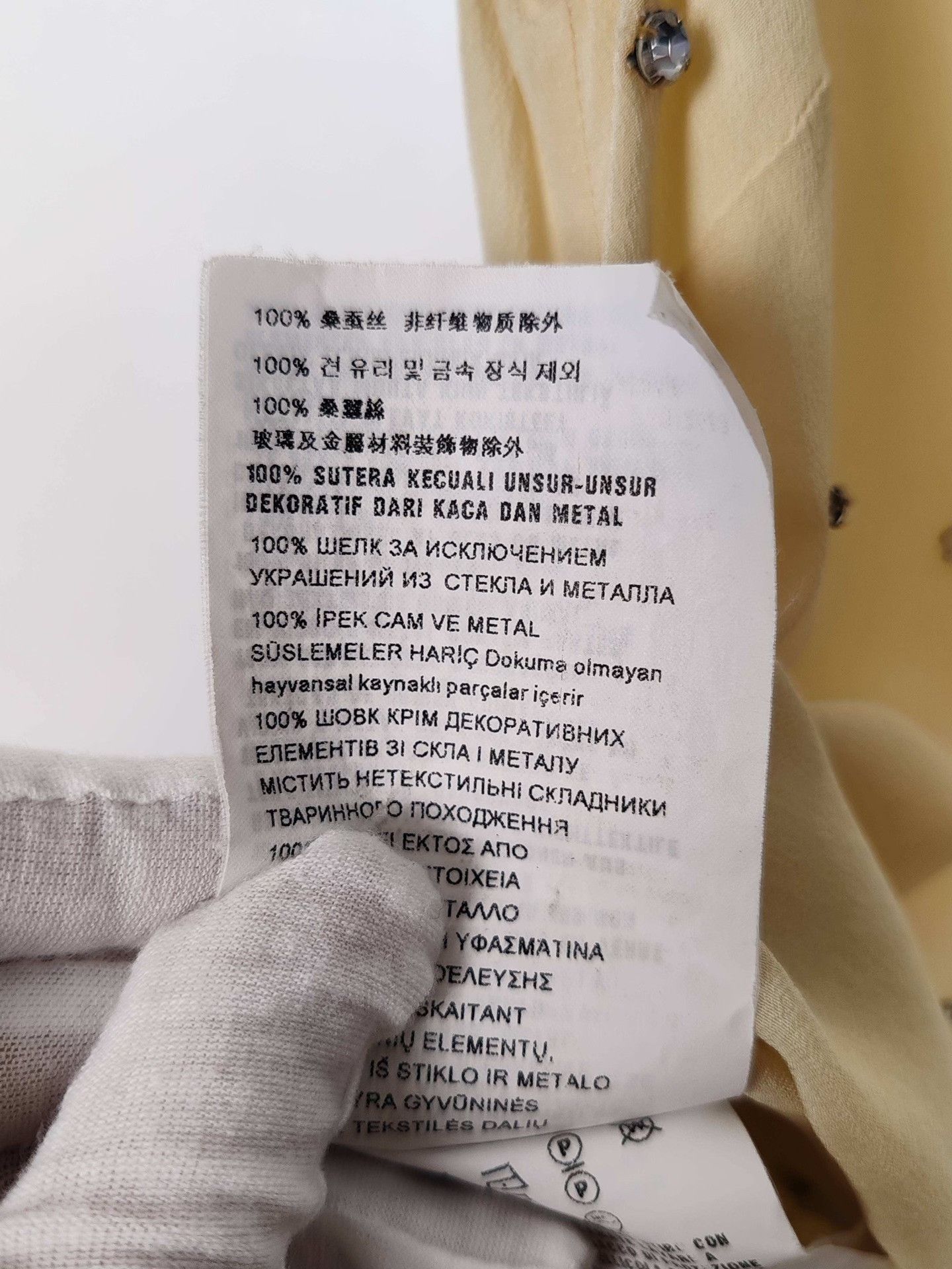 Miu Miu Miu Miu Silk Crystal Embellished Sleeveless Blouse Size 36 Size XS / US 0-2 / IT 36-38 - 7 Thumbnail