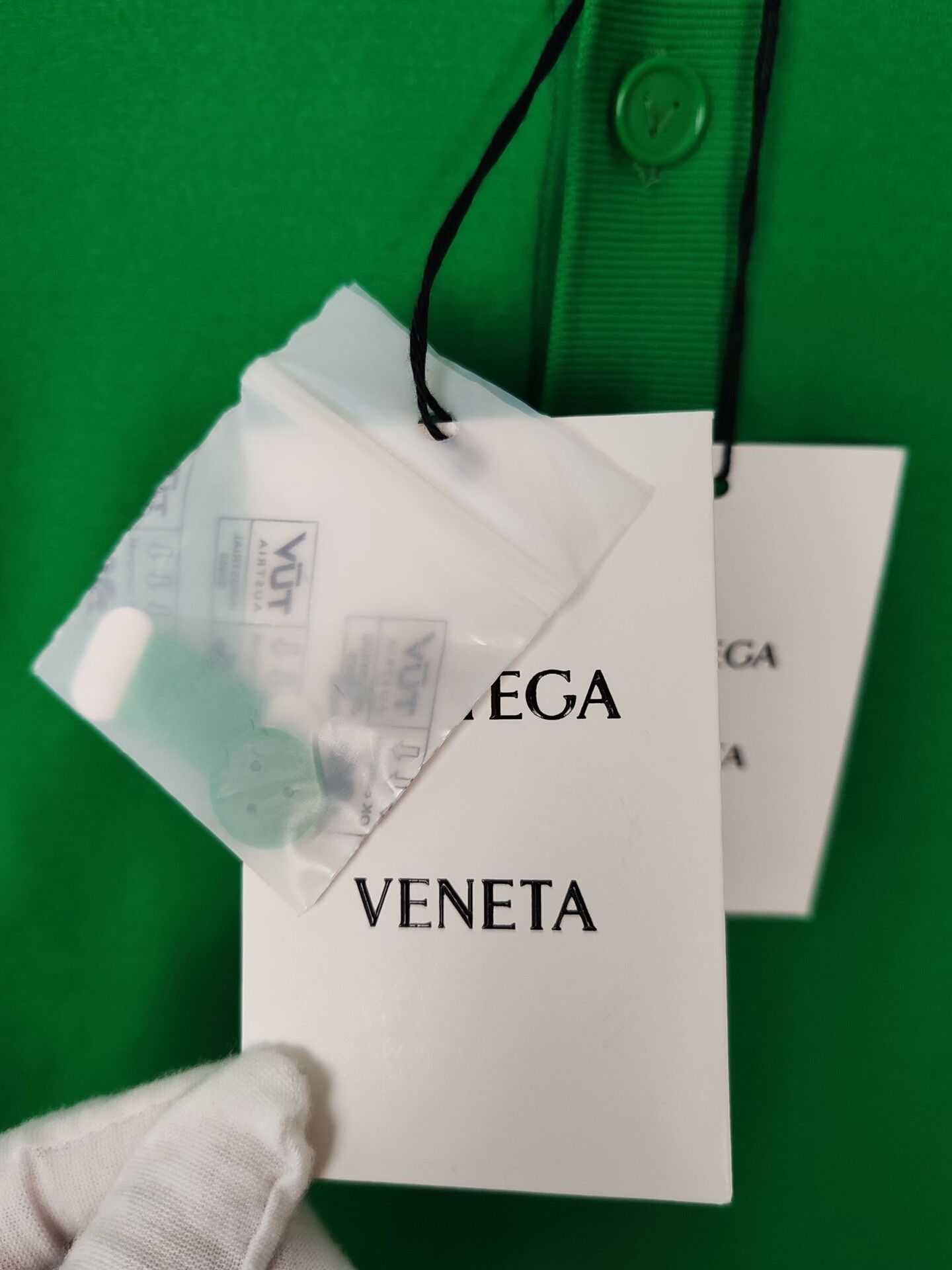 Bottega Veneta Bottega Veneta Green Viscose Polo Size XS Size XS / US 0-2 / IT 36-38 - 5 Thumbnail