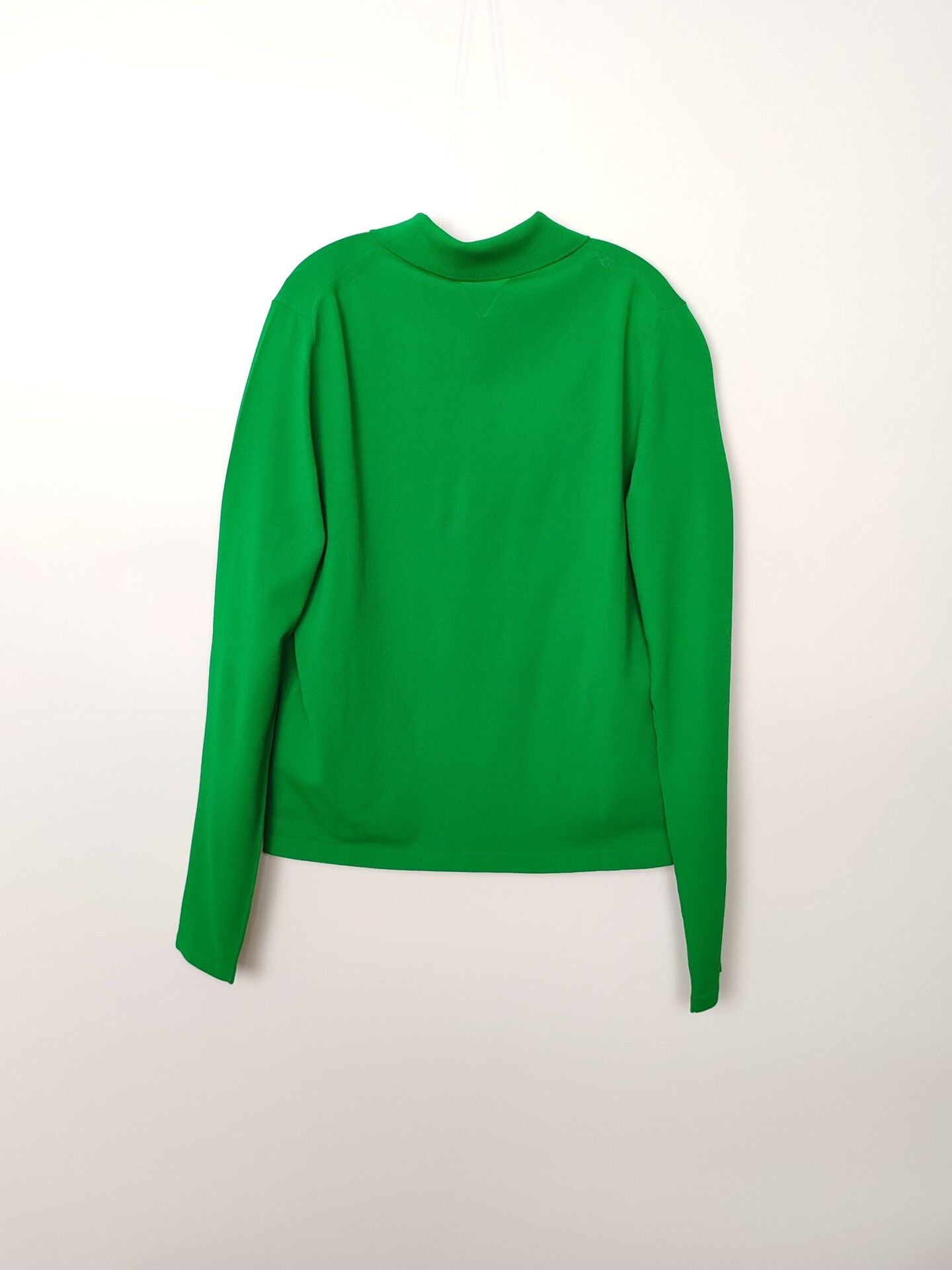 Bottega Veneta Bottega Veneta Green Viscose Polo Size XS Size XS / US 0-2 / IT 36-38 - 3 Thumbnail