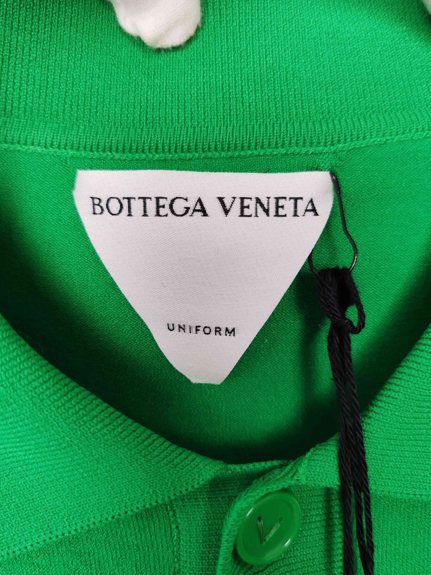 Bottega Veneta Bottega Veneta Green Viscose Polo Size XS Size XS / US 0-2 / IT 36-38 - 4 Thumbnail