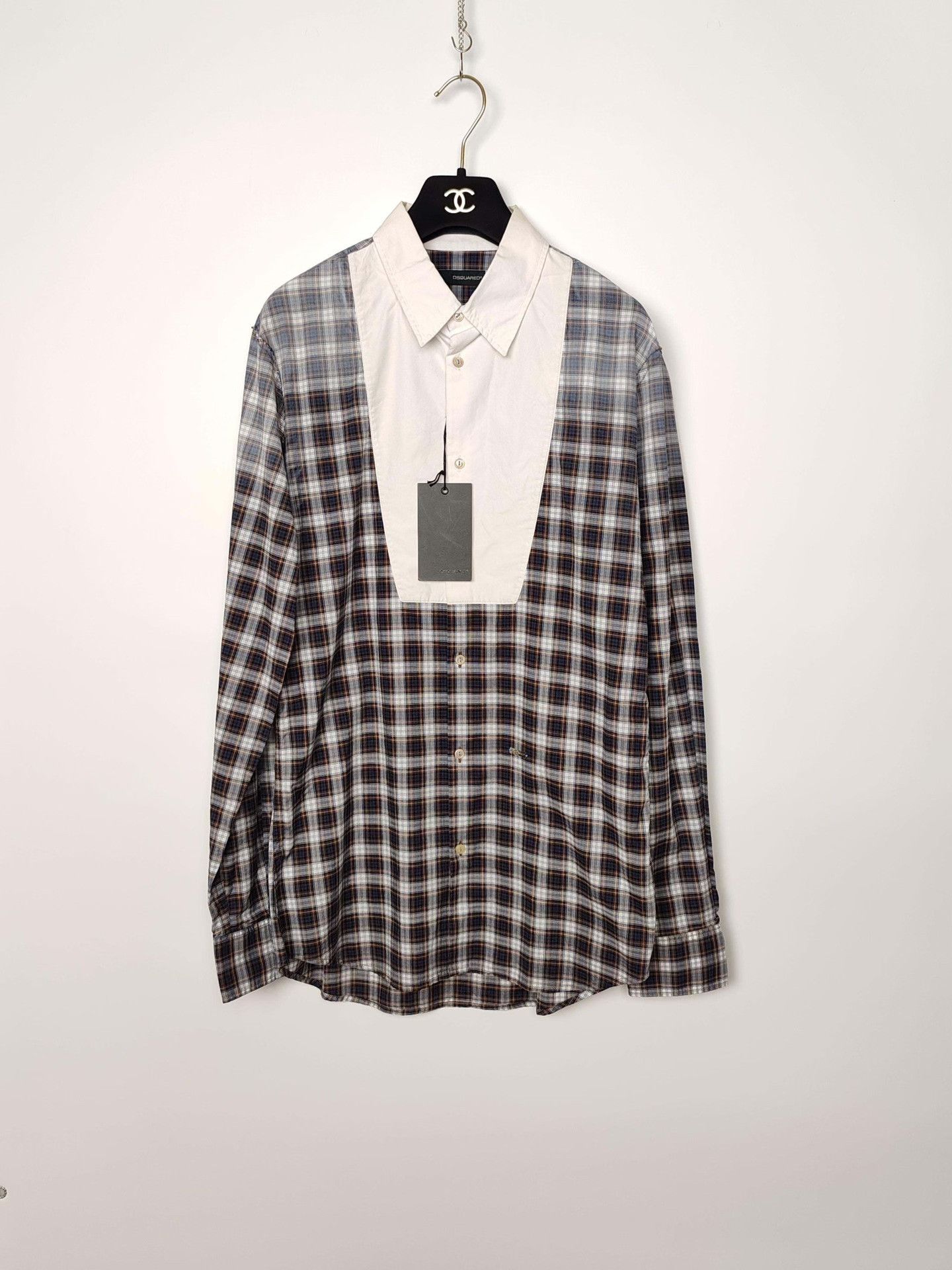 Dsquared2 Dsquared2 Plaid Cotton Shirt Size 48 Size US M / EU 48-50 / 2 - 2 Thumbnail