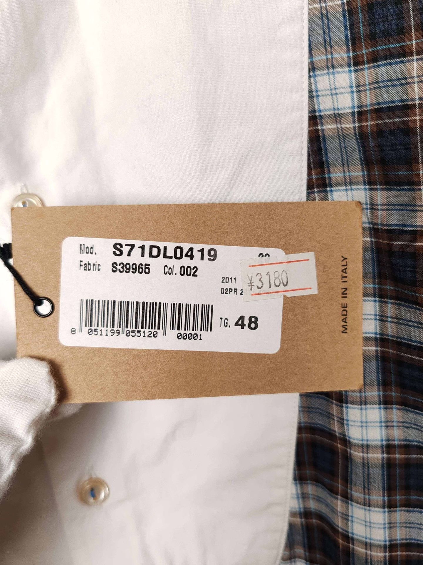 Dsquared2 Dsquared2 Plaid Cotton Shirt Size 48 Size US M / EU 48-50 / 2 - 5 Thumbnail