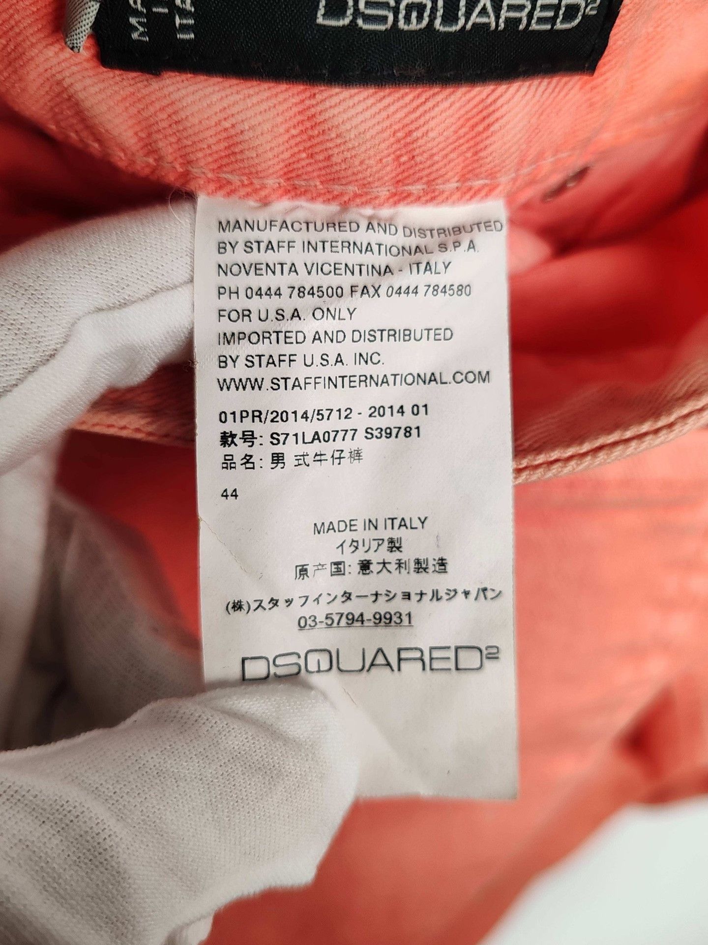 Dsquared2 Dsquared2 Orange Denim Size 28 Size US 28 / EU 44 - 8 Thumbnail