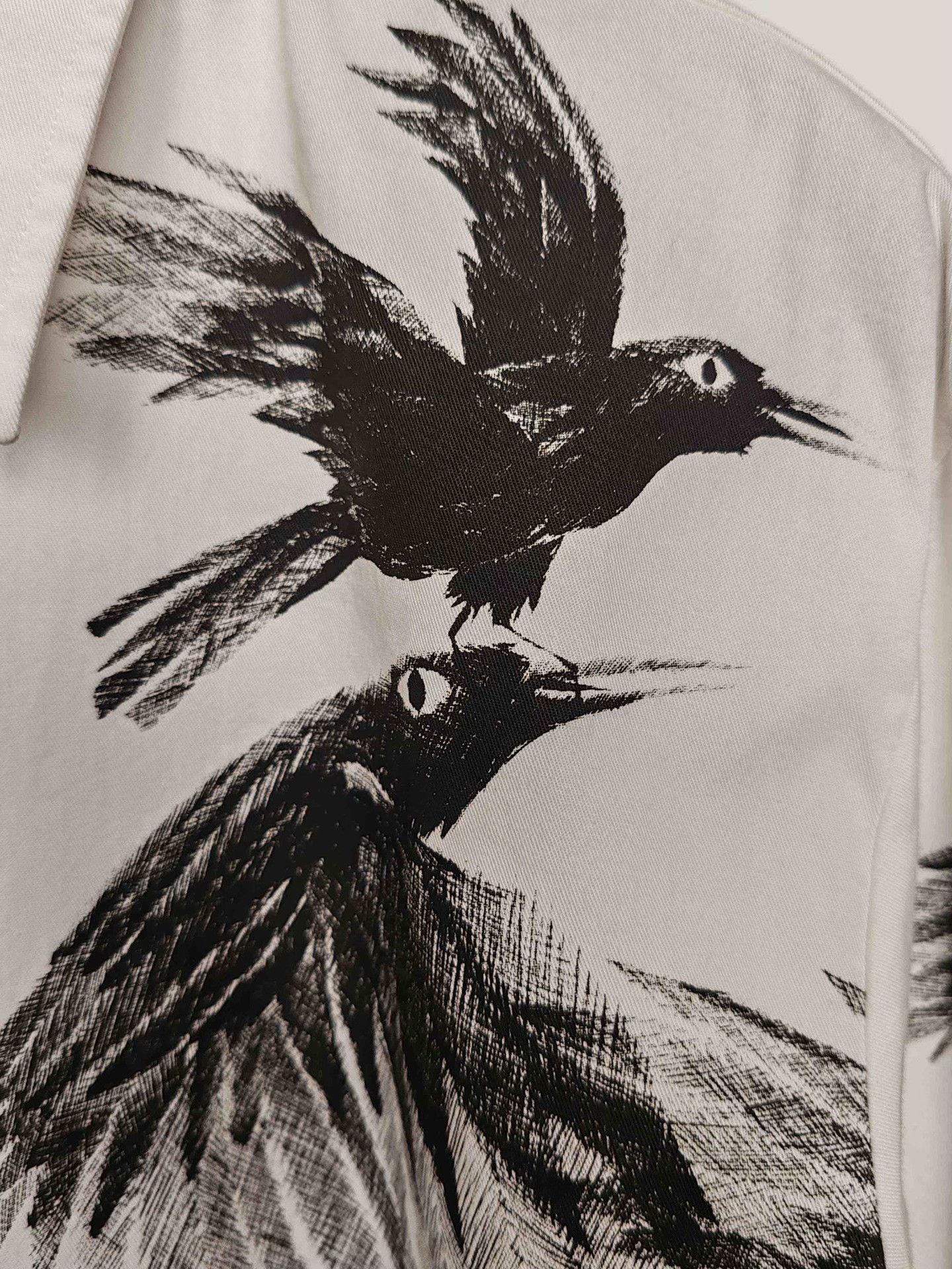 Dsquared2 Dsquared2 Bird Print Button Up Shirt Size 44 Size US S / EU 44-46 / 1 - 6 Thumbnail