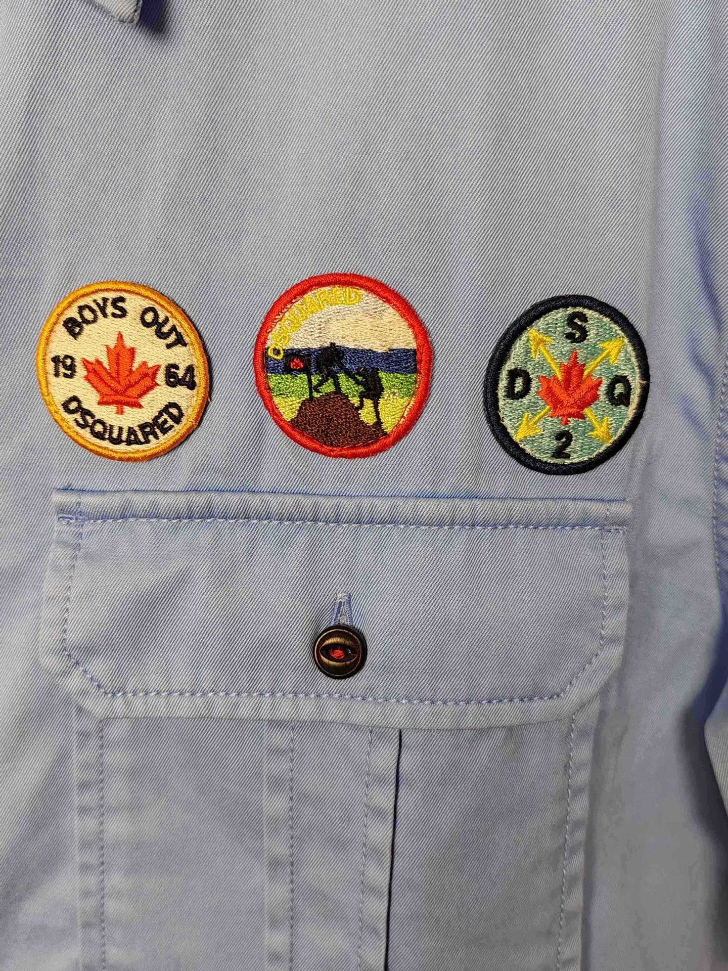 Dsquared2 Dsquared2 Patch Detail Shirt Size 52 Size US L / EU 52-54 / 3 - 6 Thumbnail
