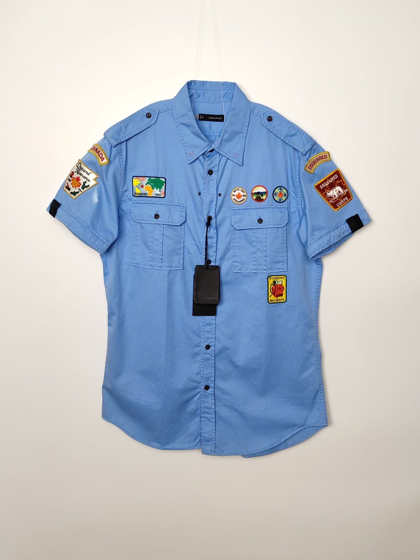 Dsquared2 Dsquared2 Patch Detail Shirt Size 52 Size US L / EU 52-54 / 3 - 2 Thumbnail