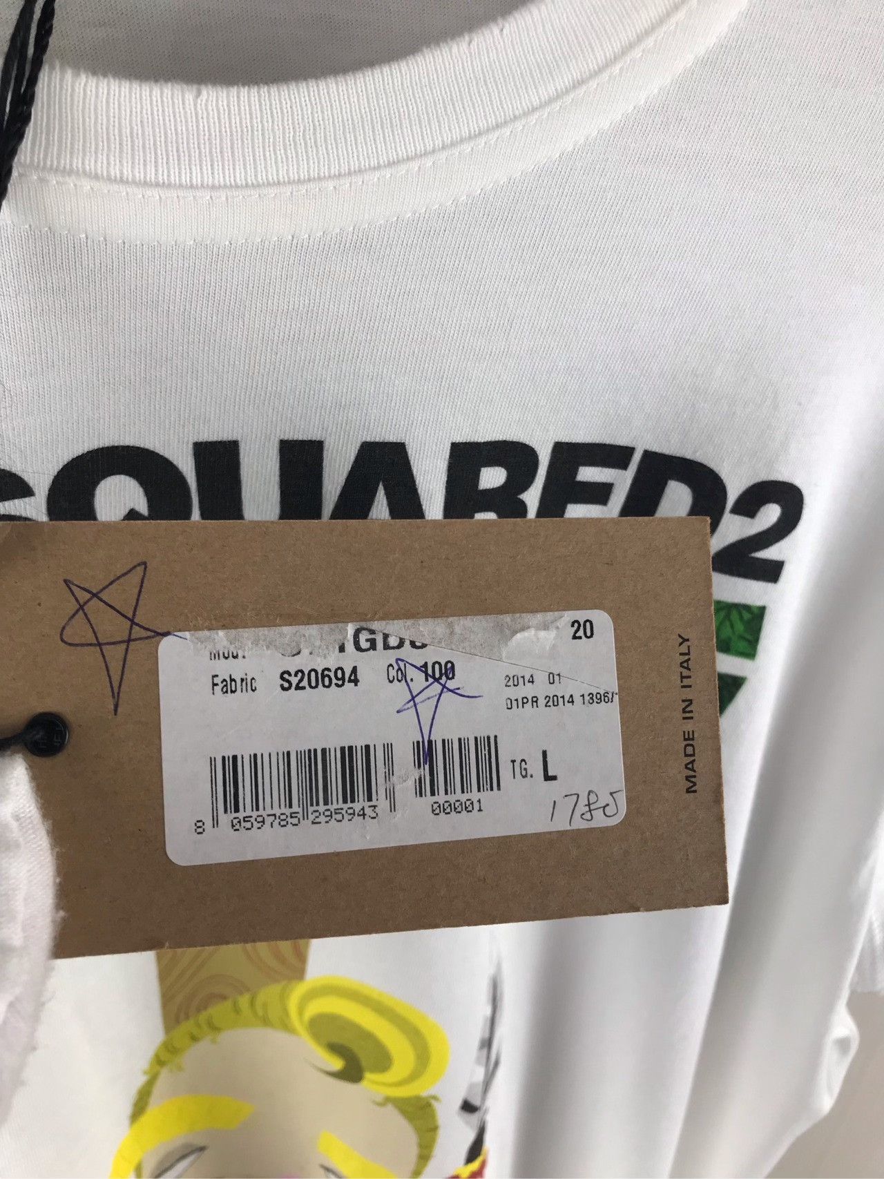 Dsquared2 Dsquared2 Jungle Graphic T-Shirt Size L Size US L / EU 52-54 / 3 - 6 Thumbnail