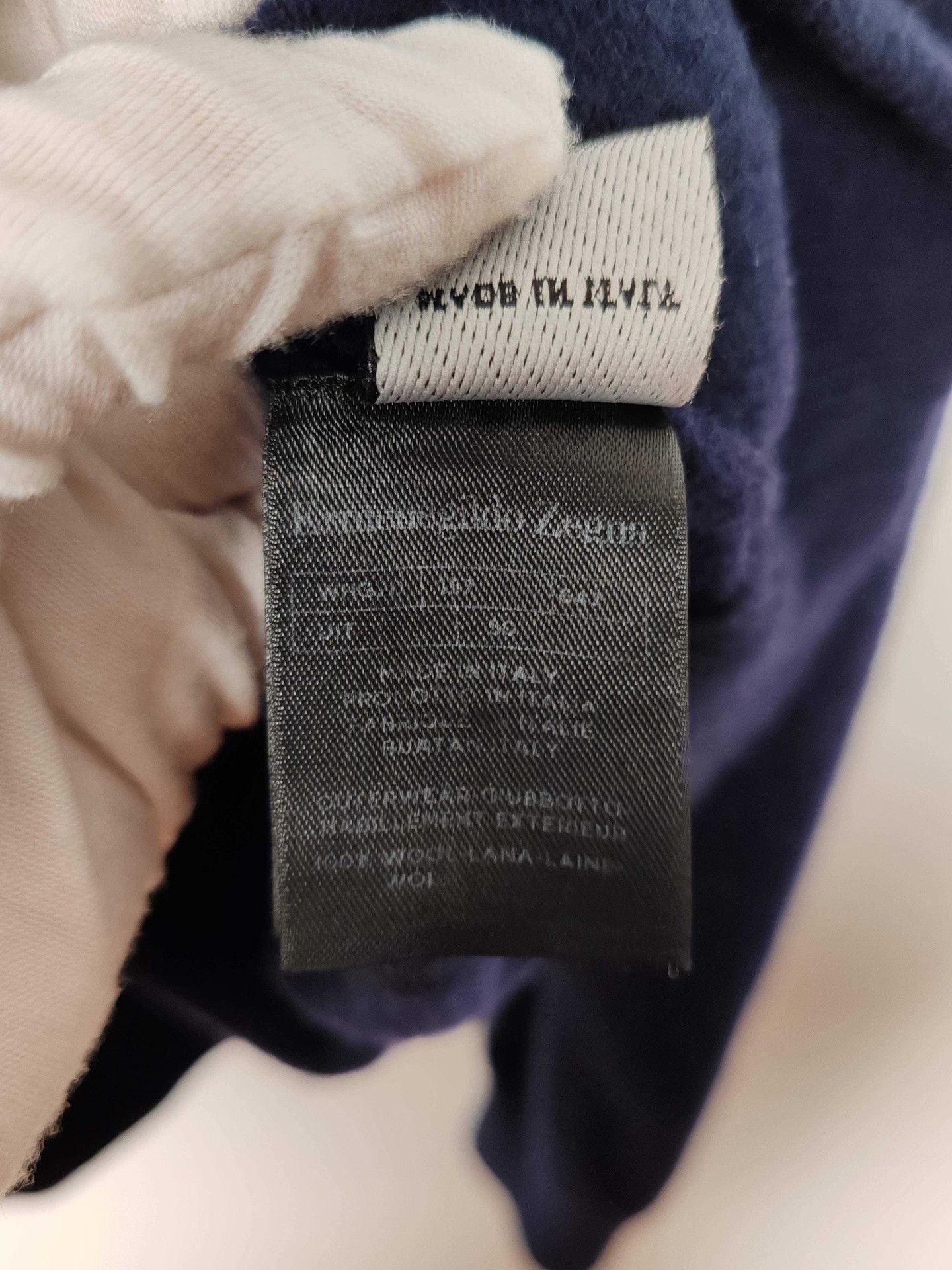 Ermenegildo Zegna Ermenegildo Zegna Full Zip Wool Sweater Size M Size US M / EU 48-50 / 2 - 7 Thumbnail