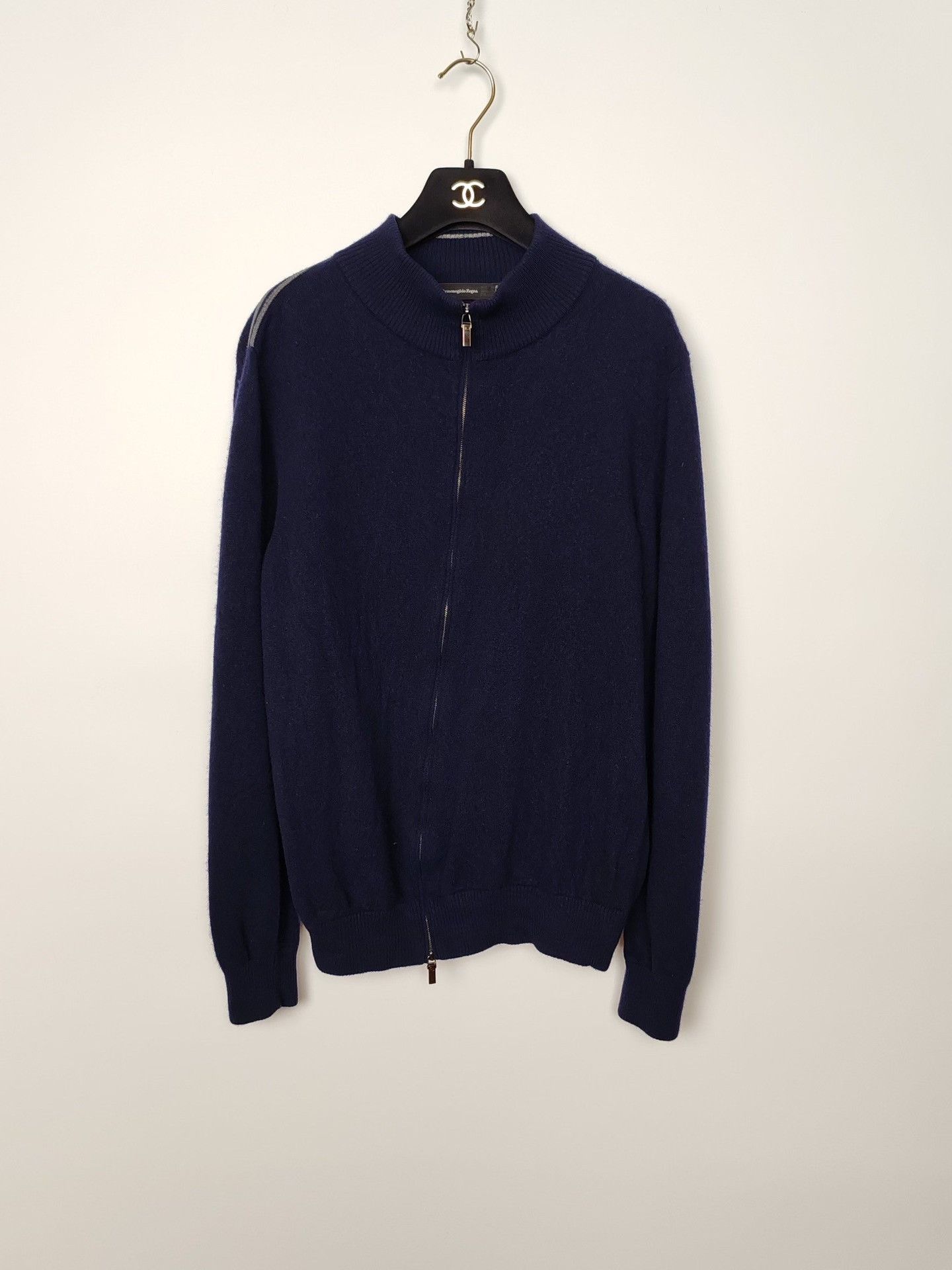 Ermenegildo Zegna Ermenegildo Zegna Full Zip Wool Sweater Size M Size US M / EU 48-50 / 2 - 2 Thumbnail