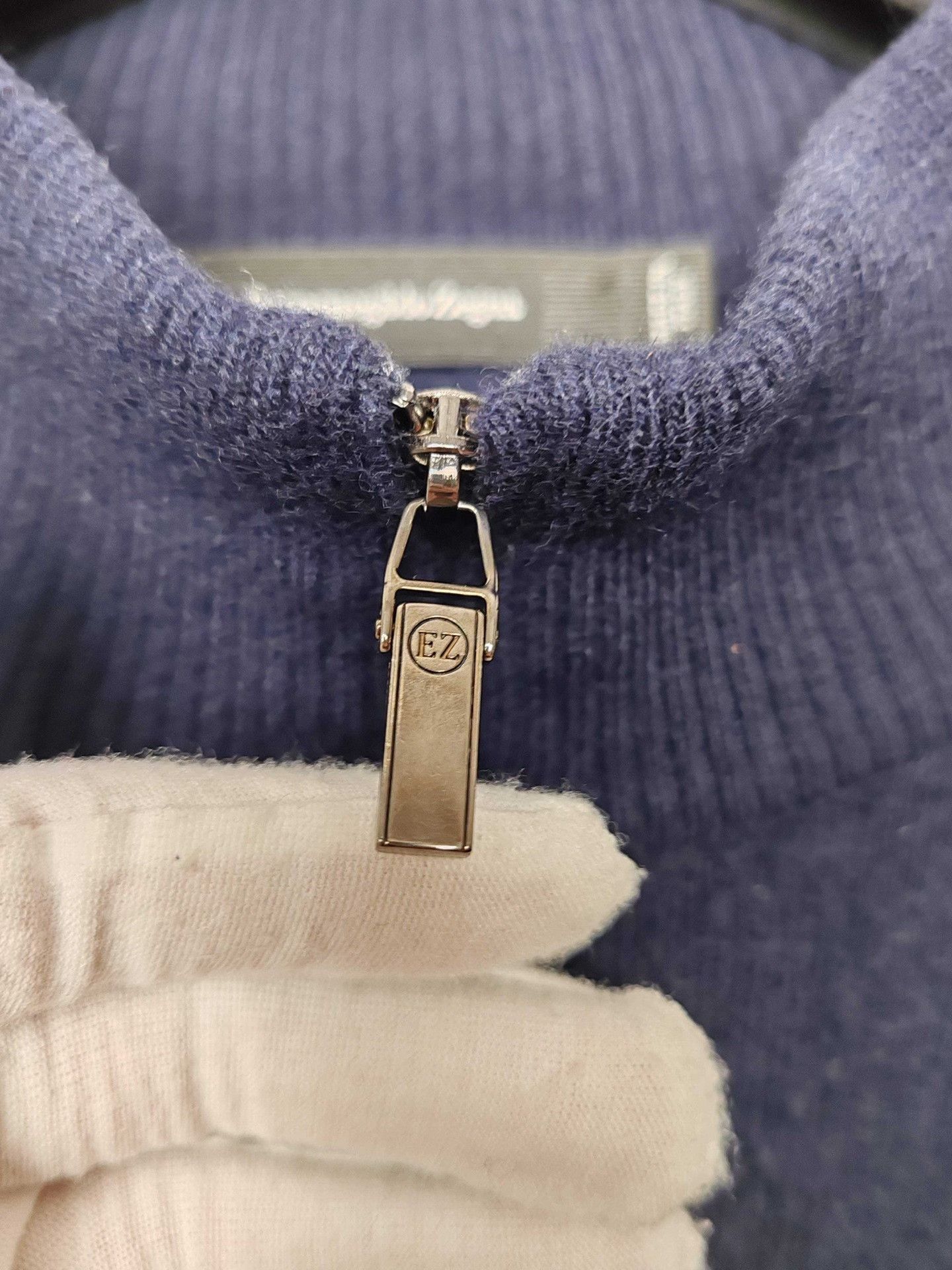 Ermenegildo Zegna Ermenegildo Zegna Full Zip Wool Sweater Size M Size US M / EU 48-50 / 2 - 5 Thumbnail