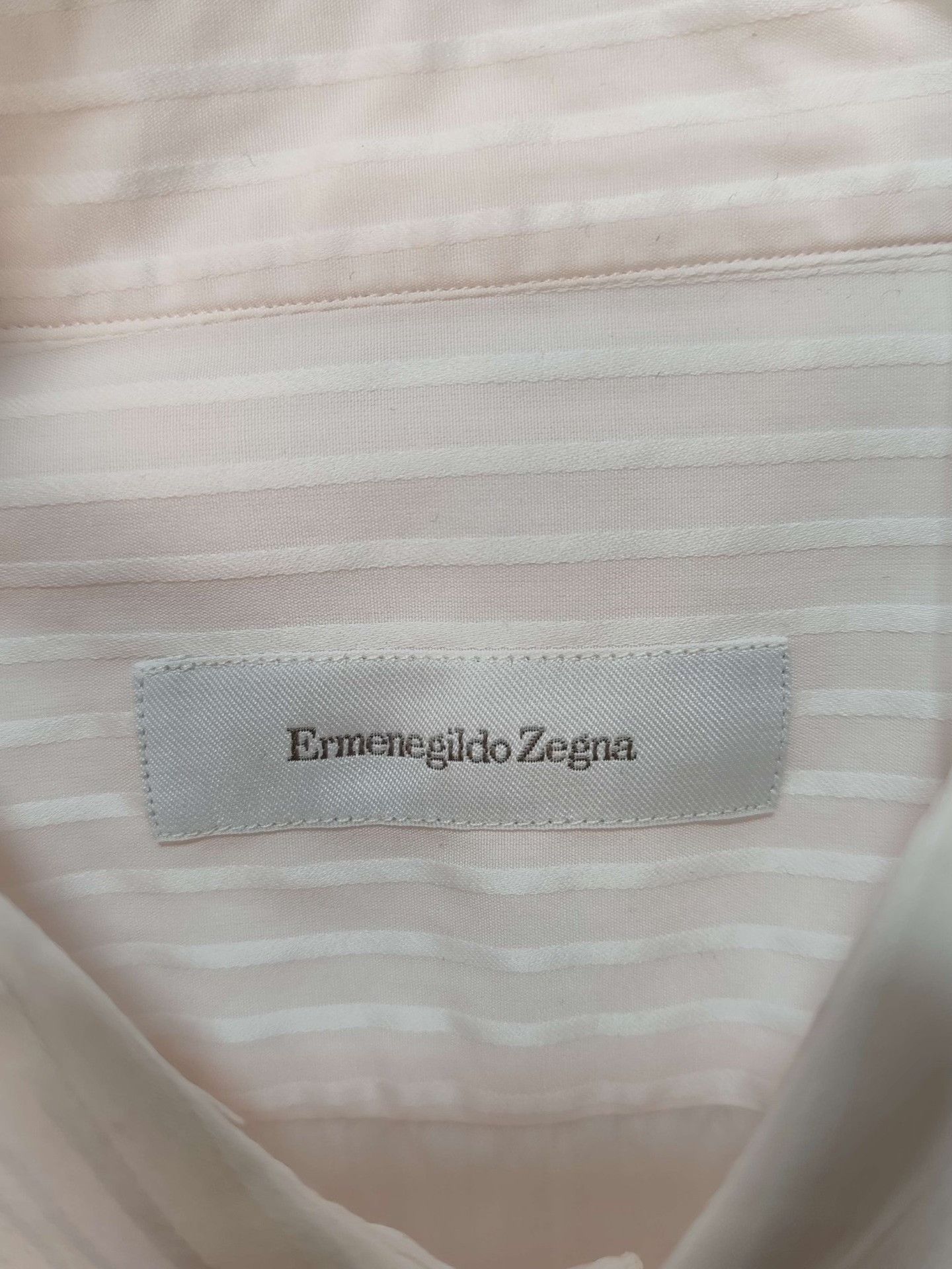 Ermenegildo Zegna Ermenegildo Zegna Striped Cotton Shirt Size M Size US M / EU 48-50 / 2 - 4 Thumbnail