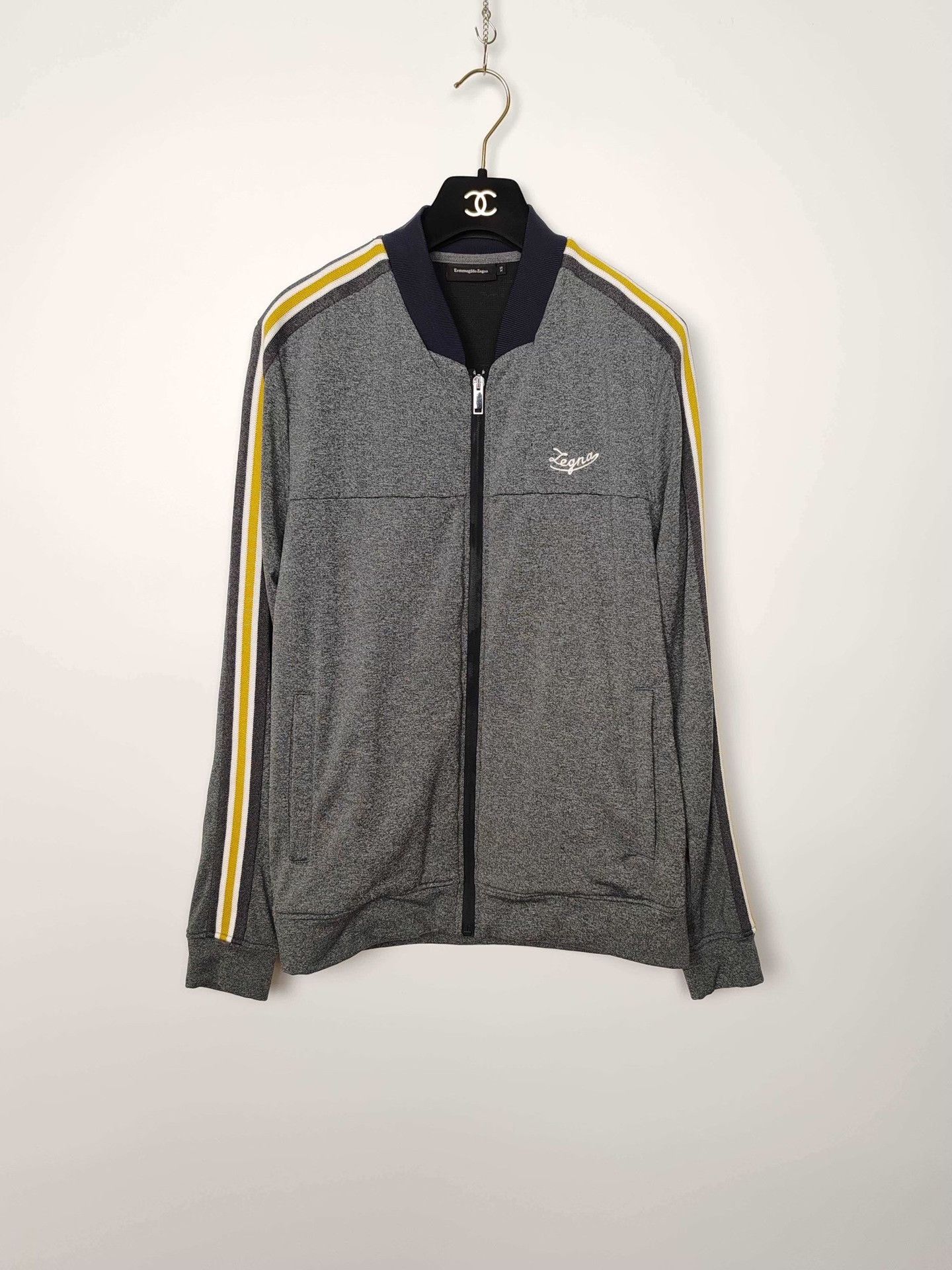 Ermenegildo Zegna Ermenegildo Zegna Embroidered Logo Track Jacket Size XS Size US XS / EU 42 / 0 - 2 Thumbnail